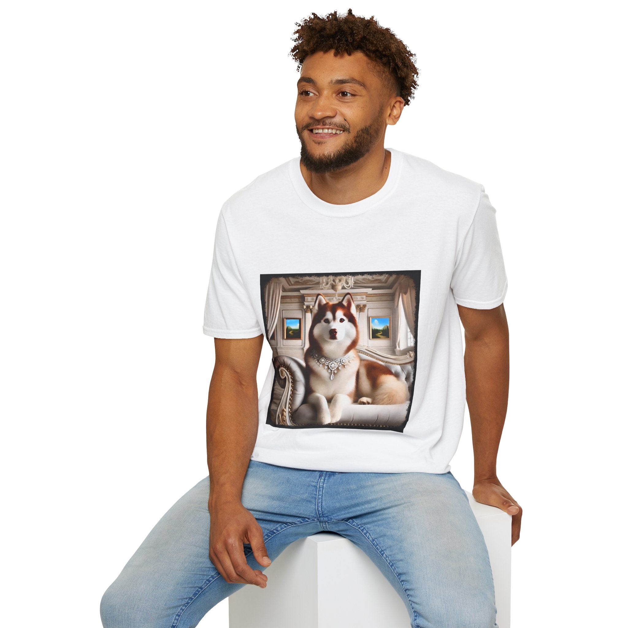 Siberian Husky Red Princess | Unisex Dog T-Shirt