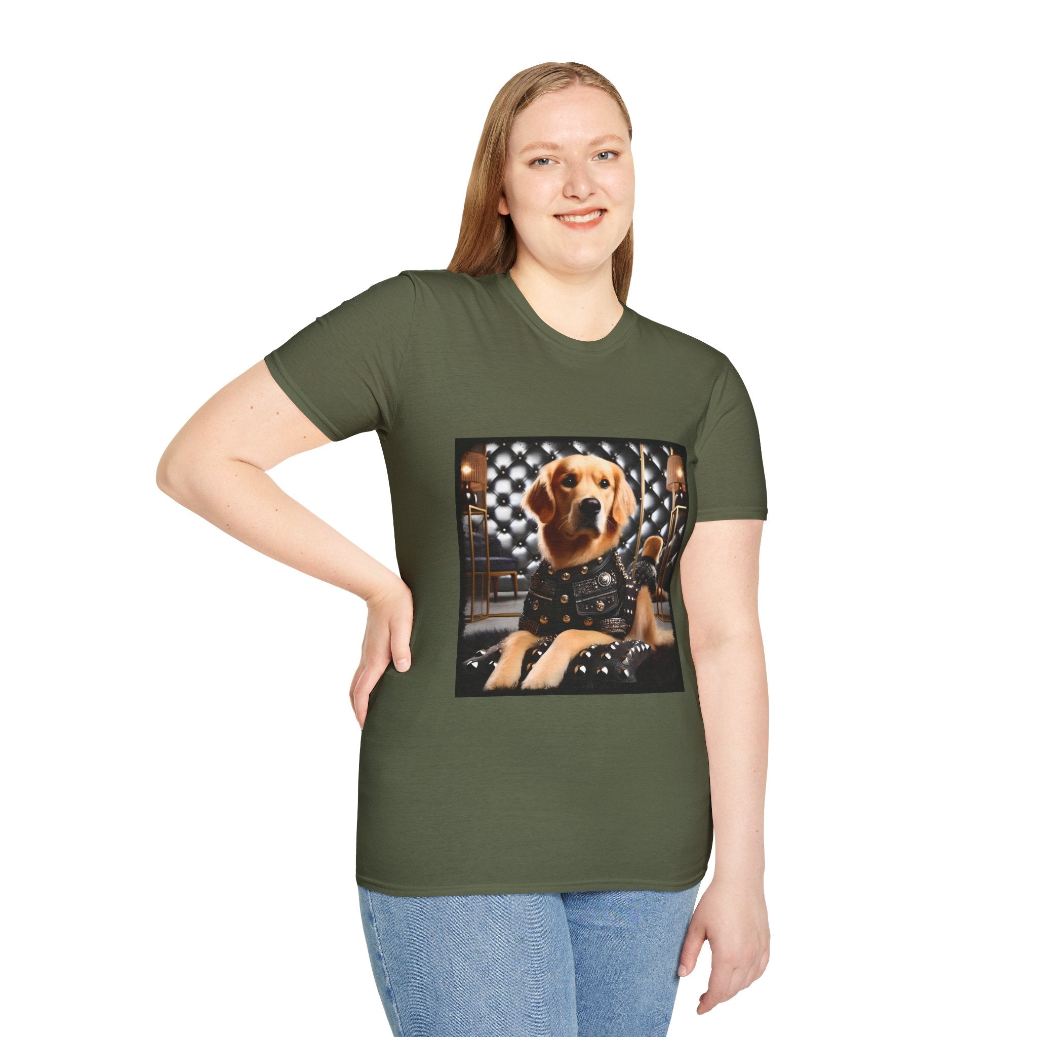 Golden Retriever Grit & Glam  | Unisex Dog T-Shirt