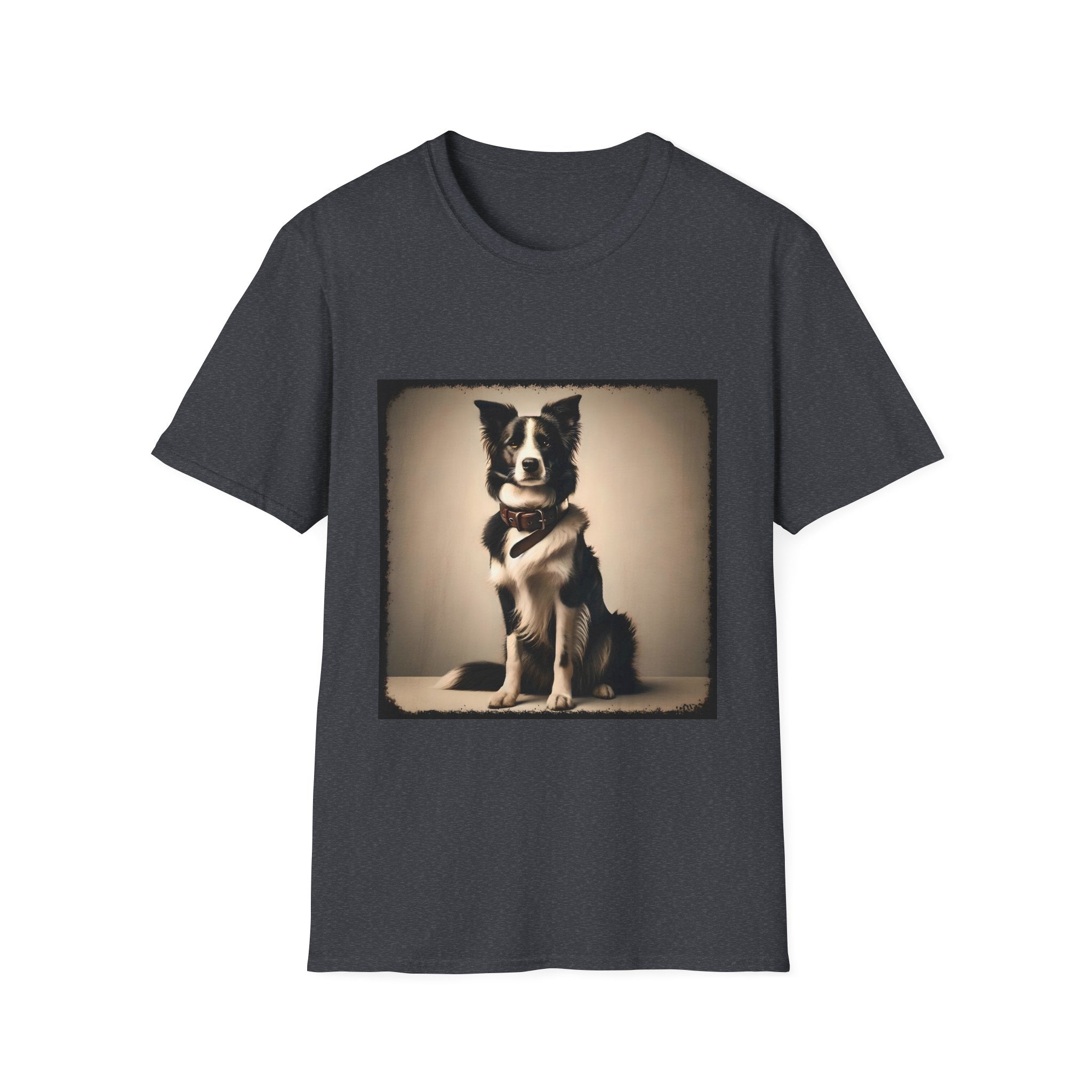 Border Collie Composed Charm | Unisex Dog T-Shirt