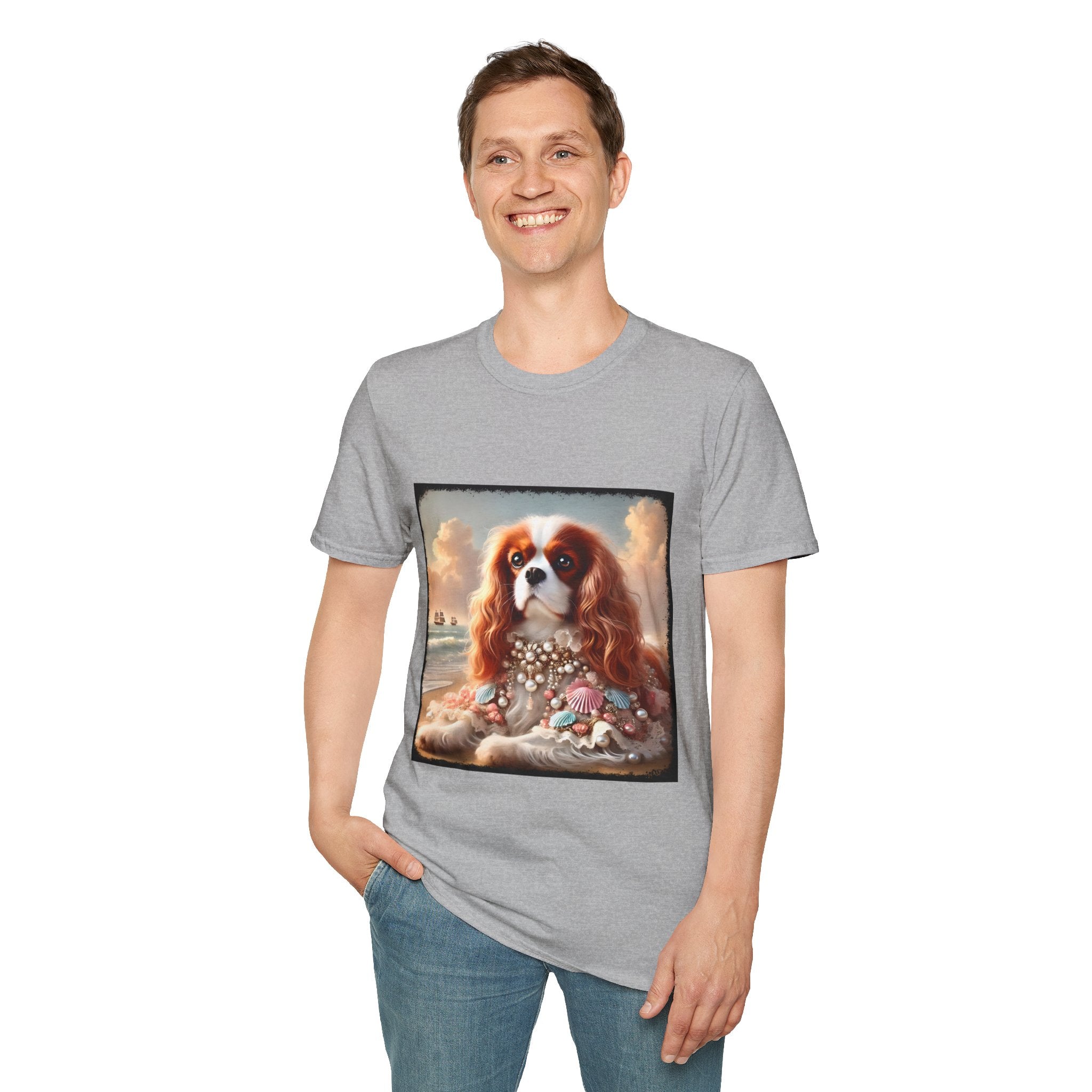 Cavalier King Charles Spaniel Beach Beauty | Unisex Dog T-Shirt