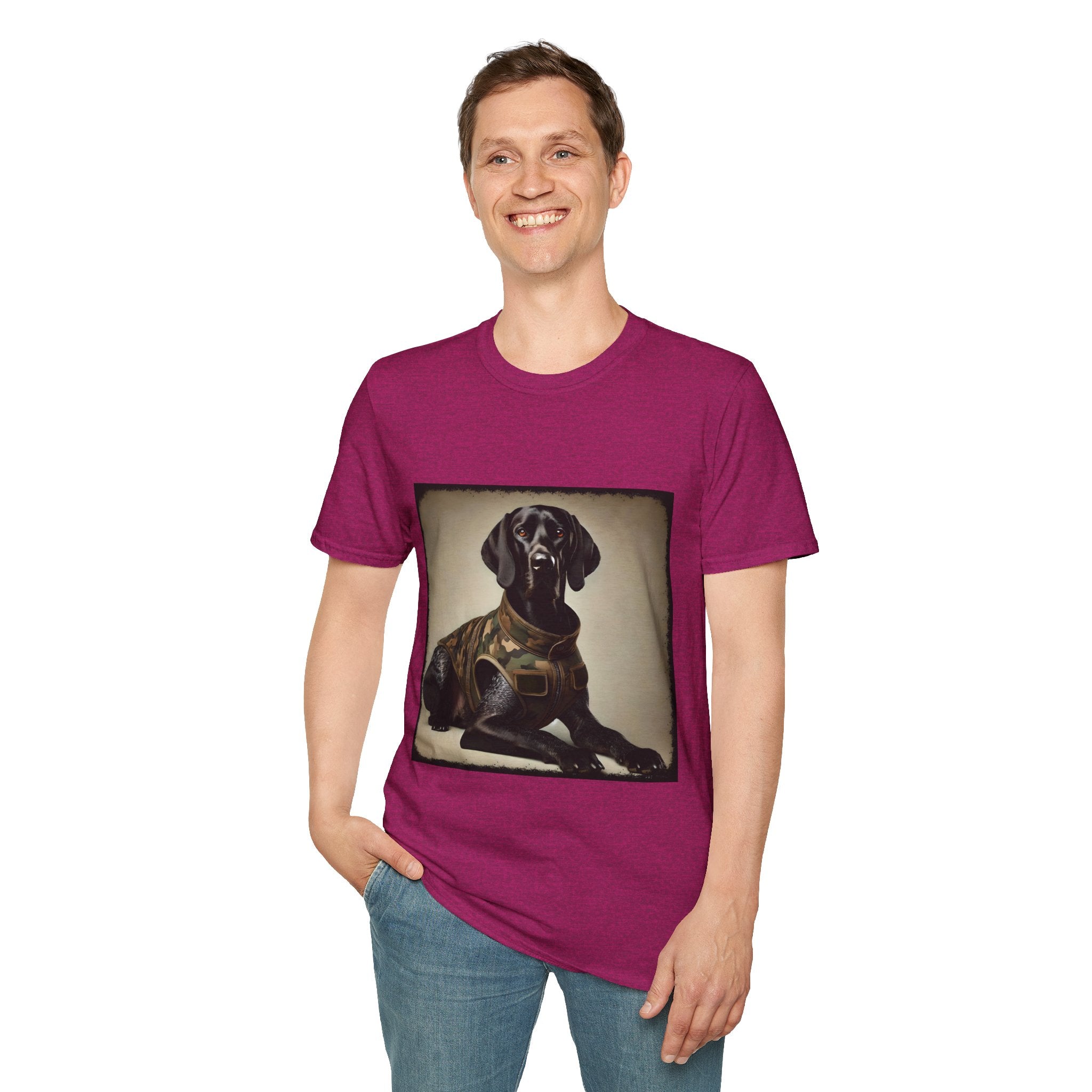 German Shorthaired Pointer Camo Cutie | Unisex Dog T-Shirt
