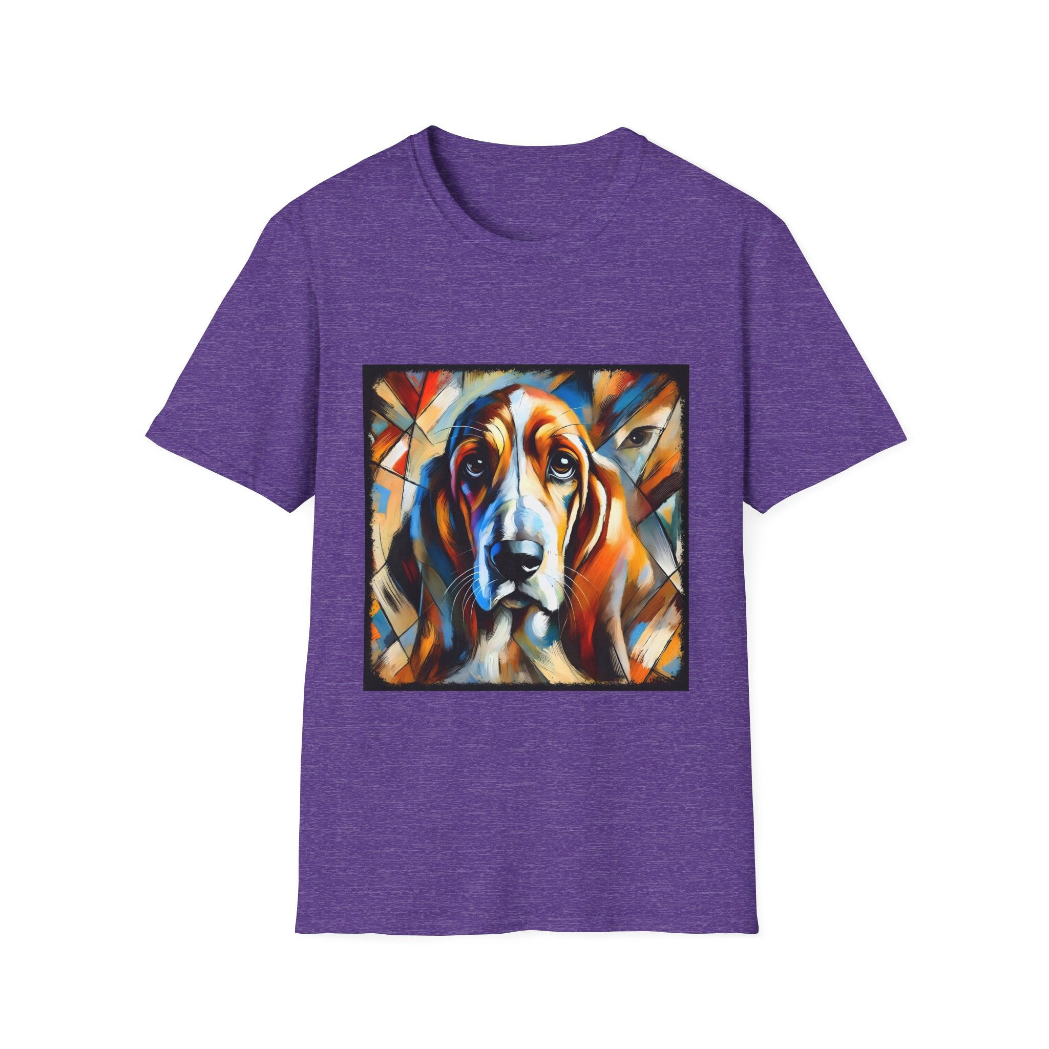 Basset Hound Bold Swirl | Unisex Dog T-Shirt