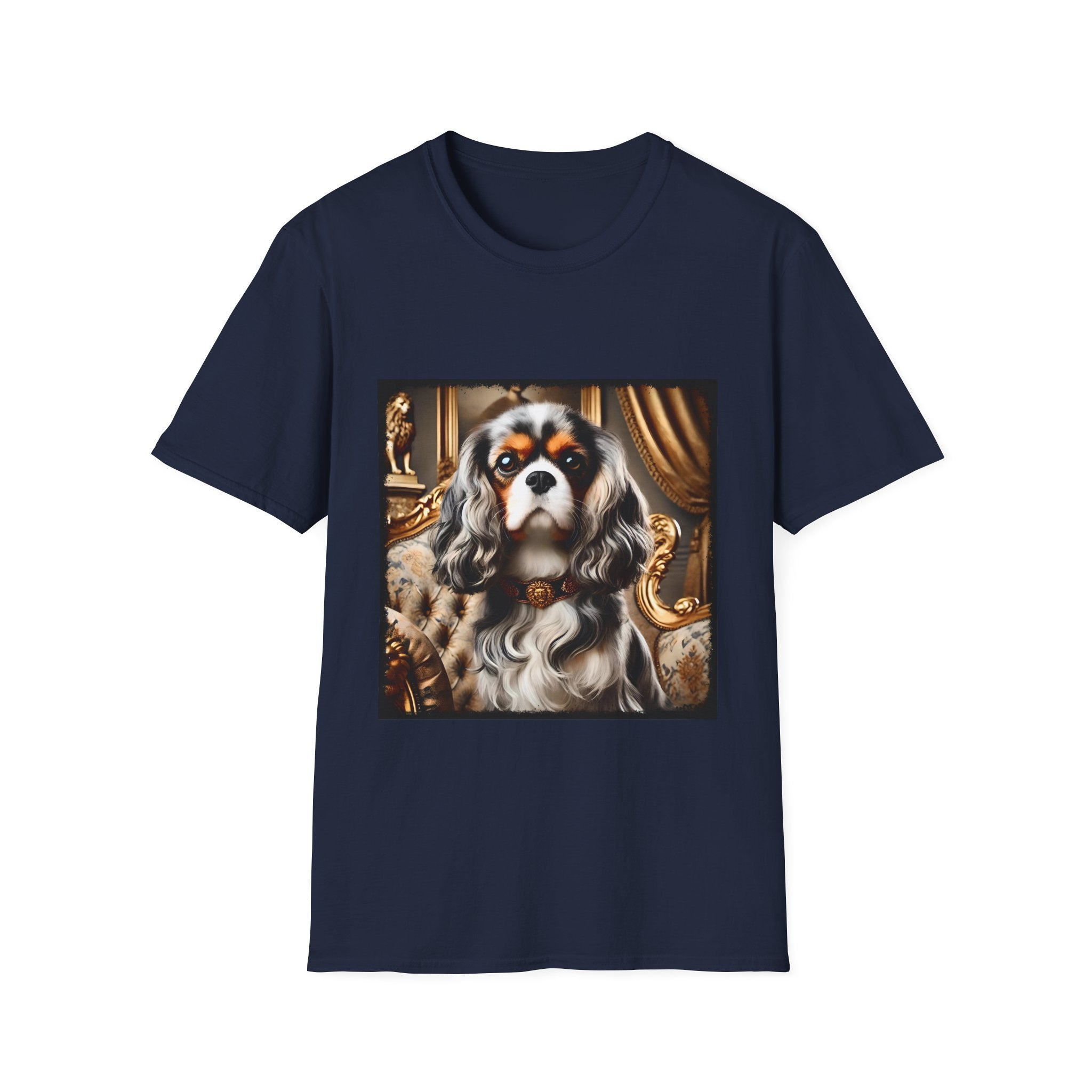Cavalier King Charles Spaniel Gold Drip | Unisex Dog T-Shirt