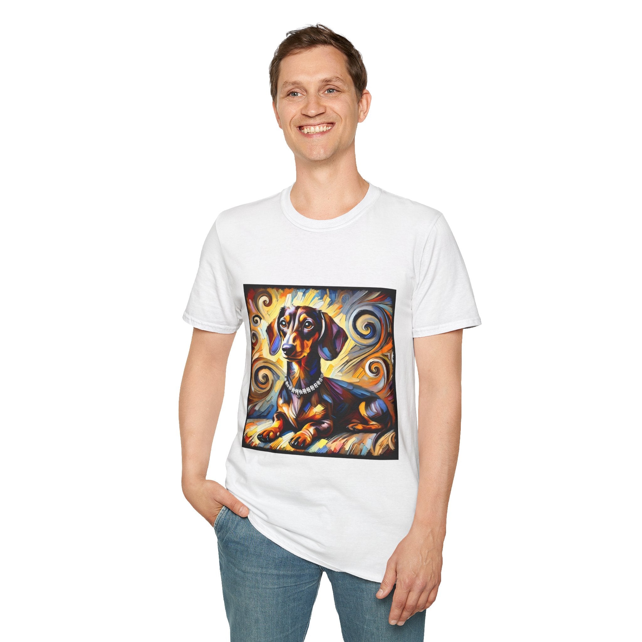 Dachshund Sun Swirl | Unisex Dog T-Shirt