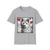 Akita Bold Heart Sketch | Unisex Dog T-Shirt