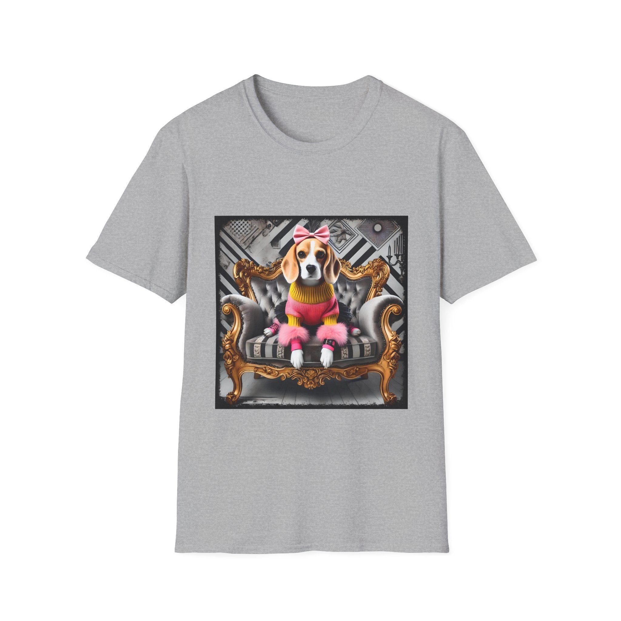 Beagle Pink Diva | Unisex Dog T-Shirt