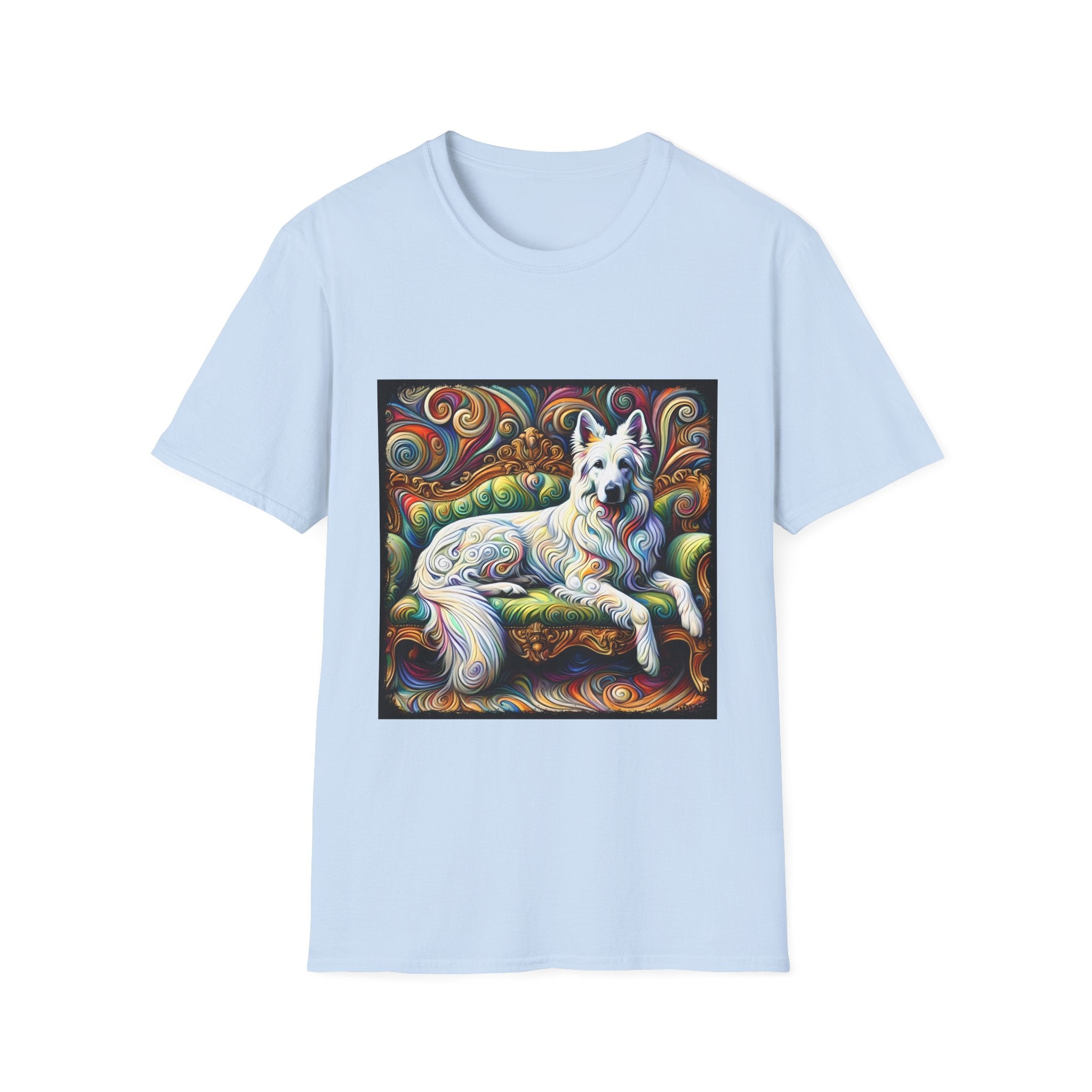 German Shepherd Intense Swirl | Unisex Dog T-Shirt