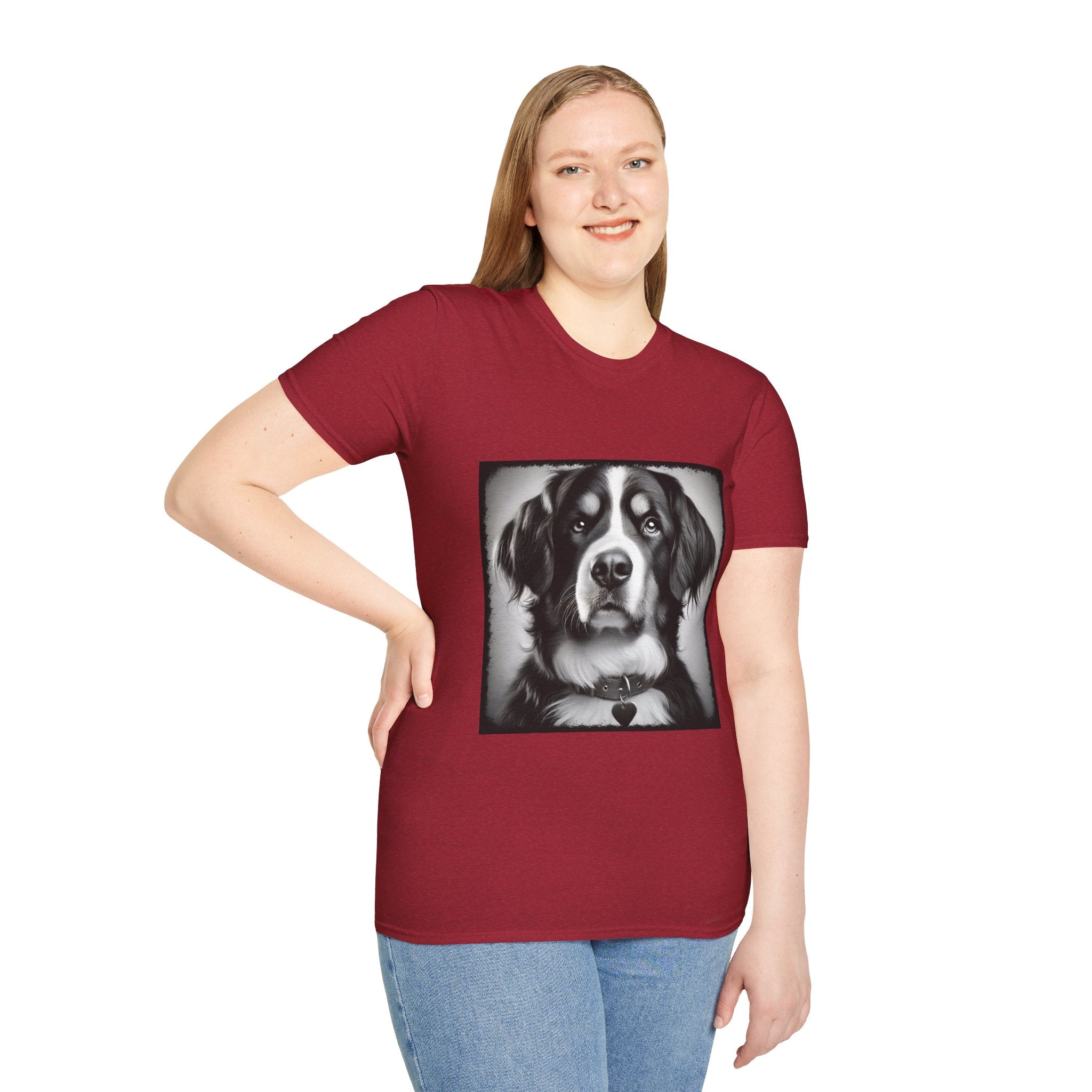 Bernese Mountain Dog Sweet Heart | Unisex Dog T-Shirt