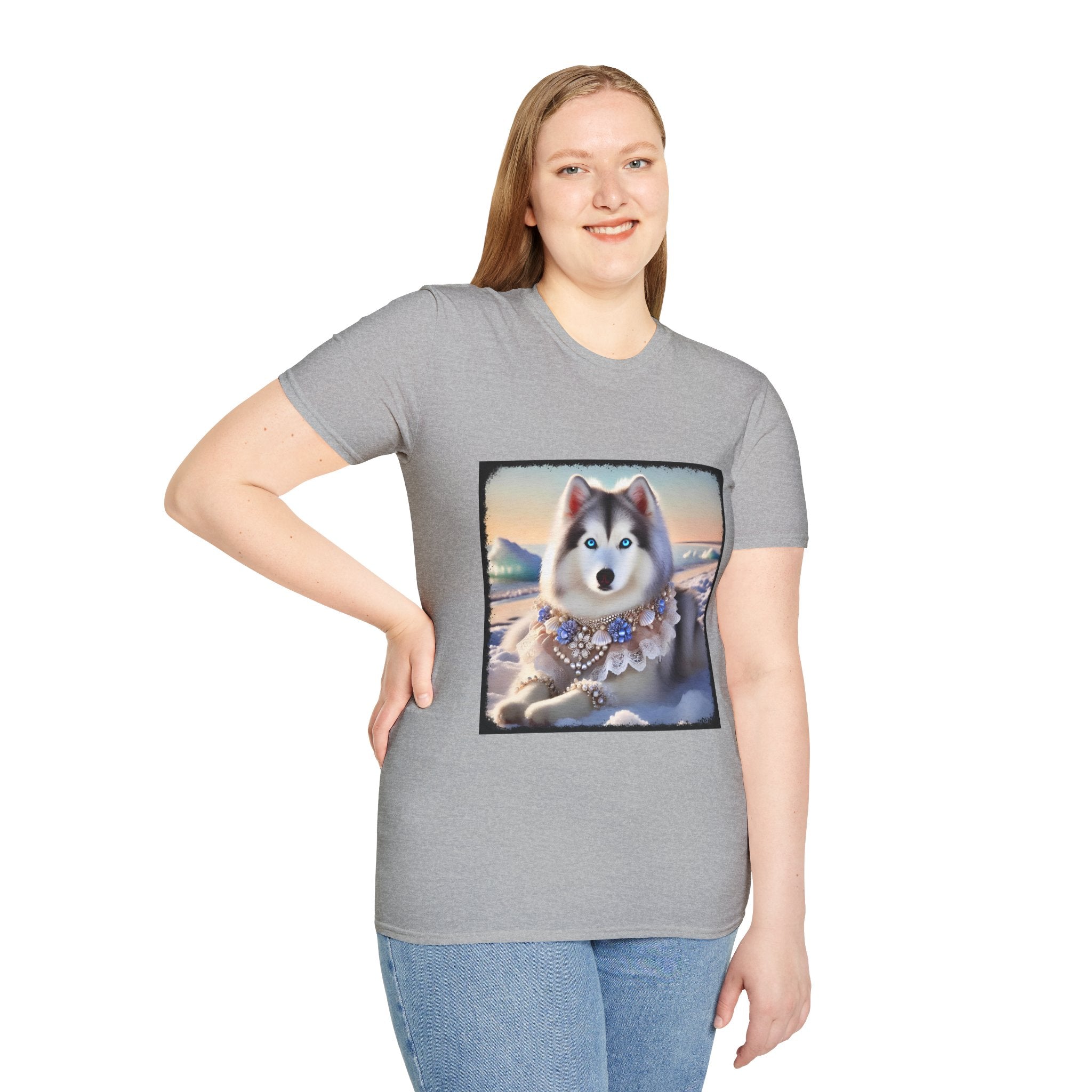 Siberian Husky Snow Princess | Unisex Dog T-Shirt