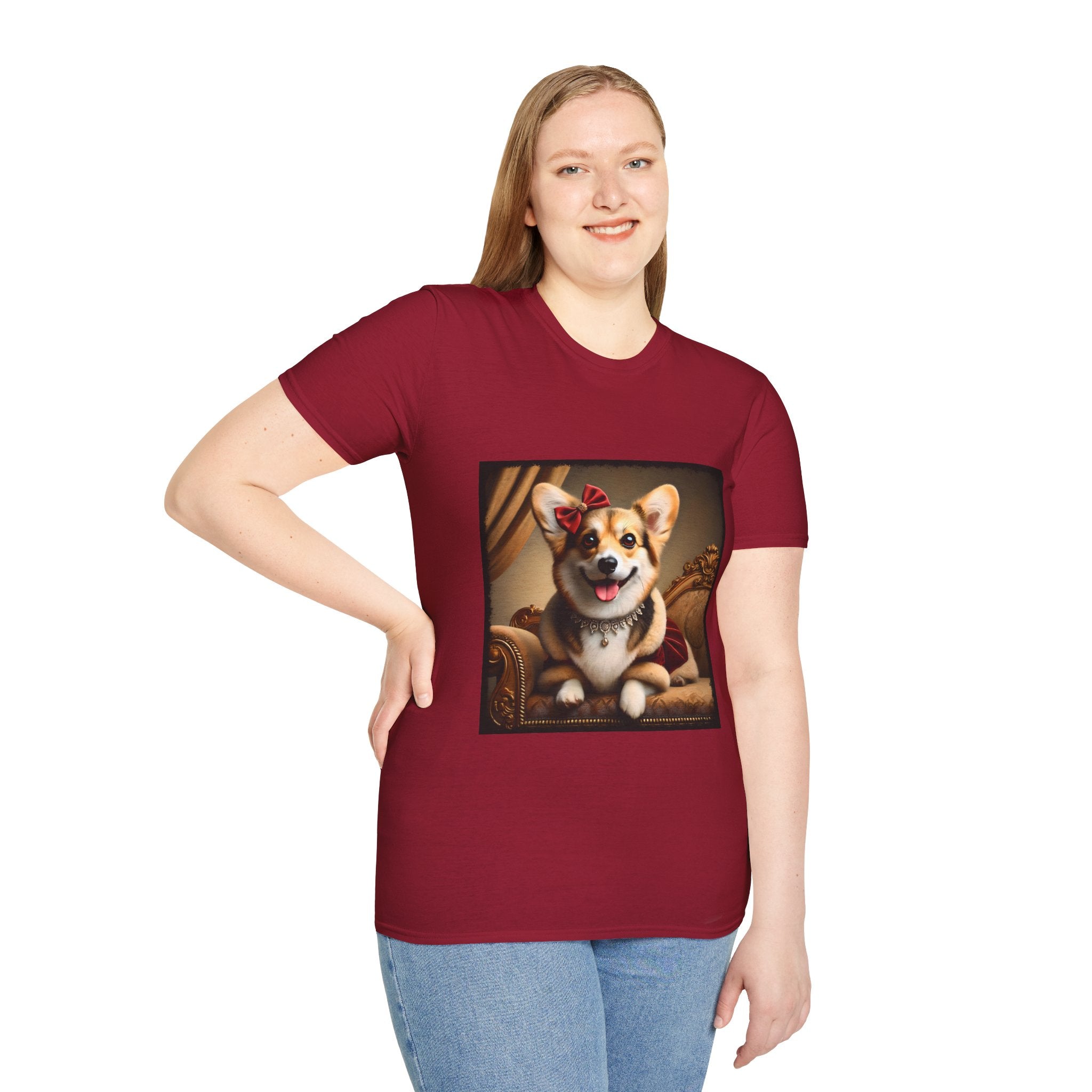 Pembroke Welsh Corgi Red Velvet Princess | Unisex Dog T-Shirt