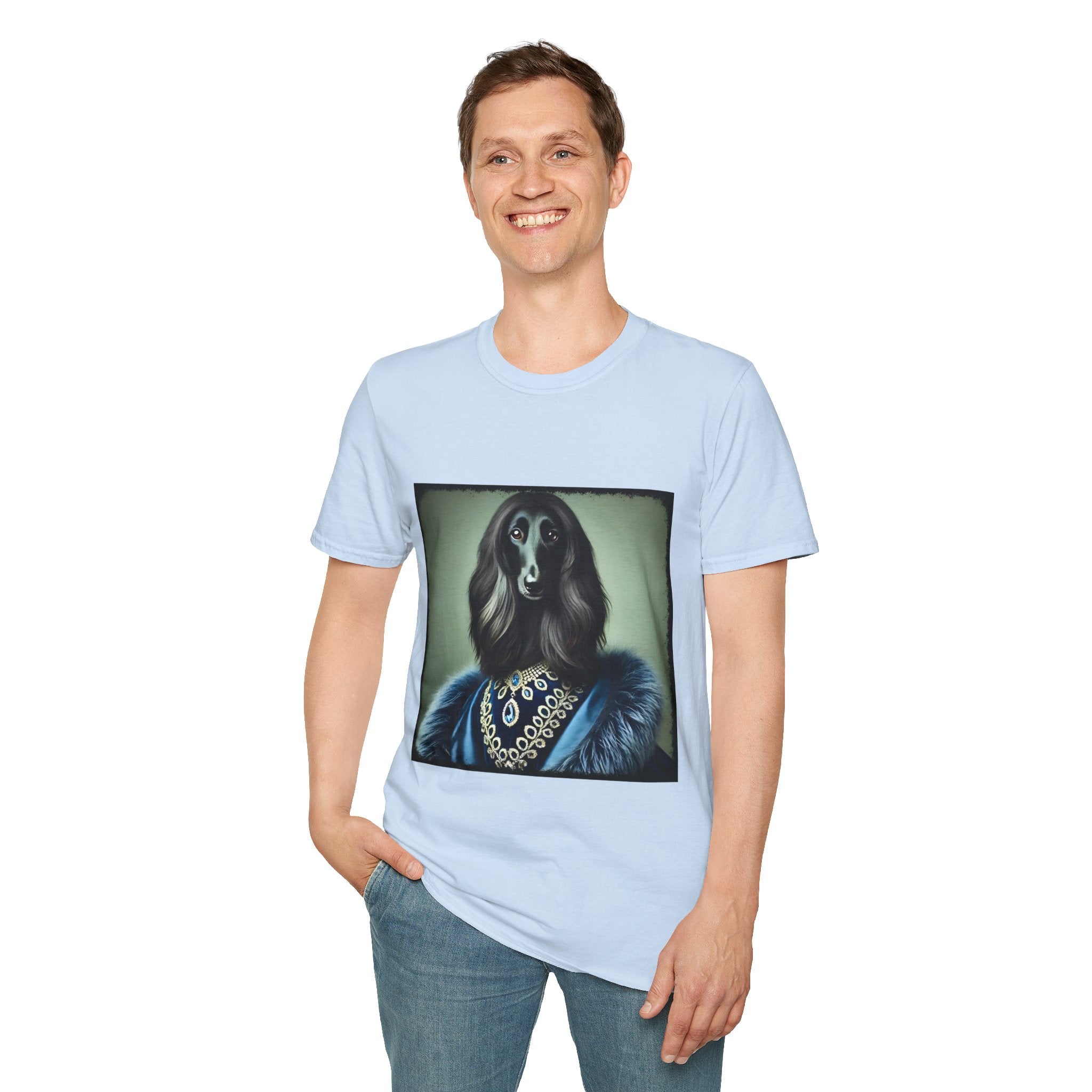 Afghan Hound Blue Belle | Unisex Dog T-Shirt