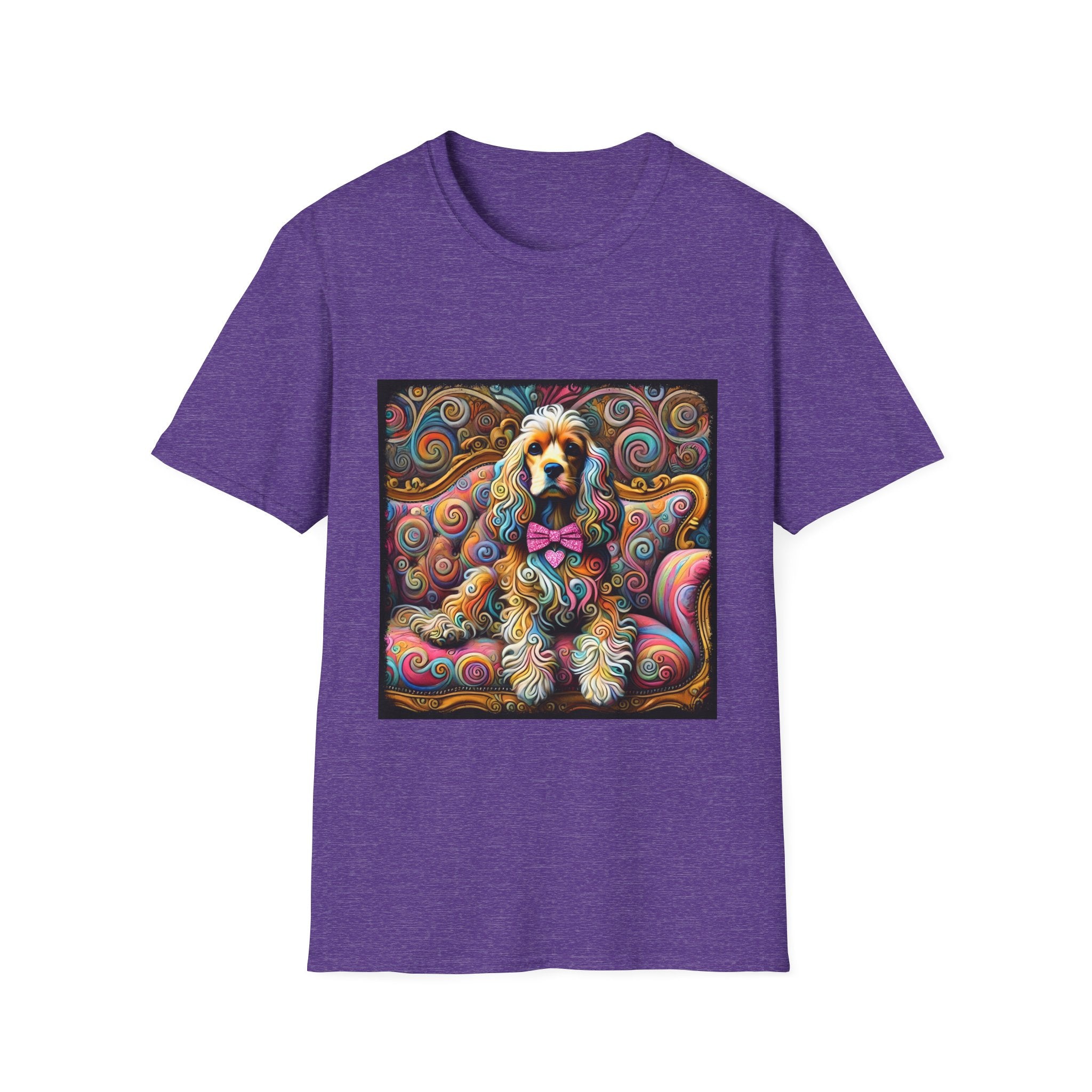 Cocker Spaniel Love Swirl | Unisex Dog T-Shirt