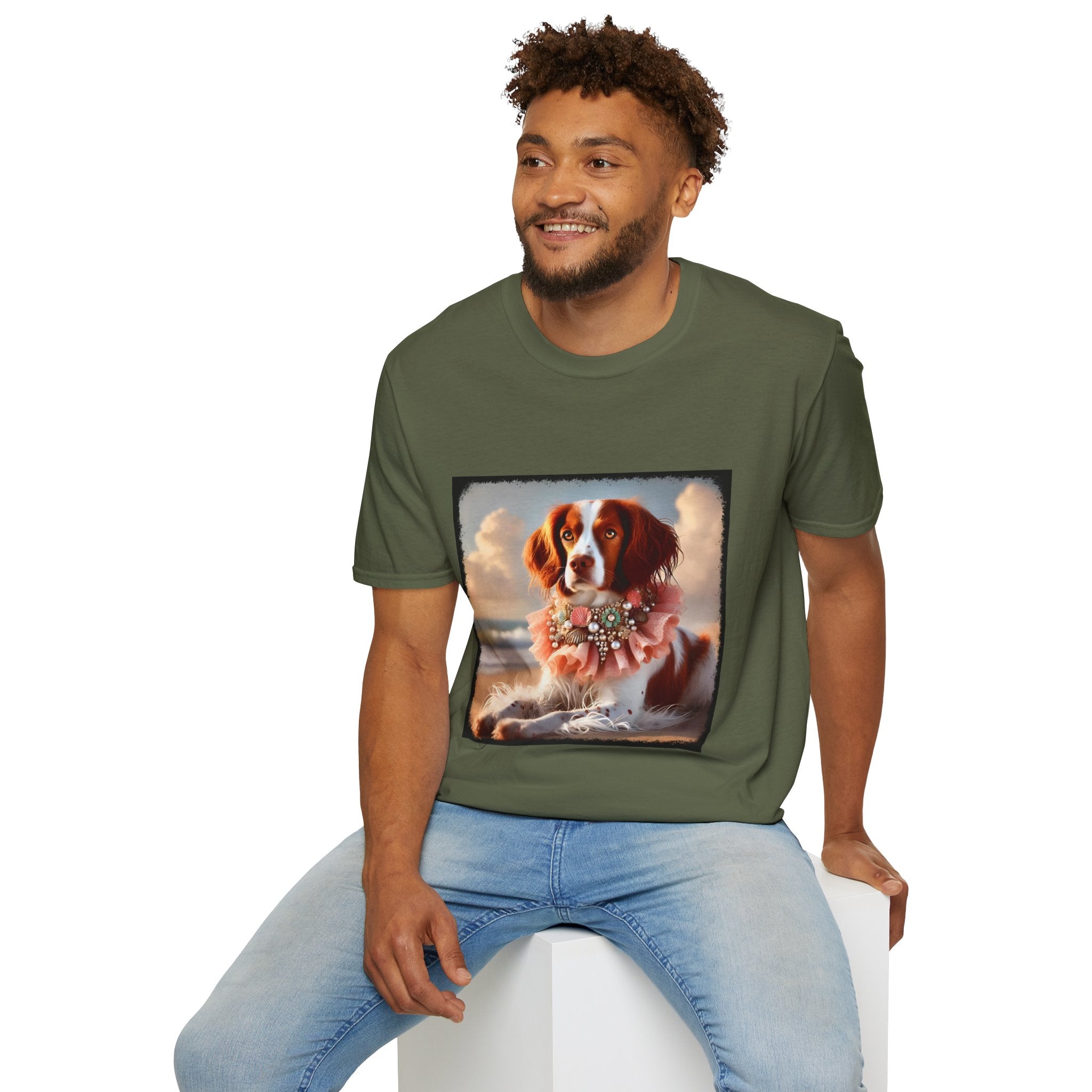 Brittany Beach Beauty | Unisex Dog T-Shirt