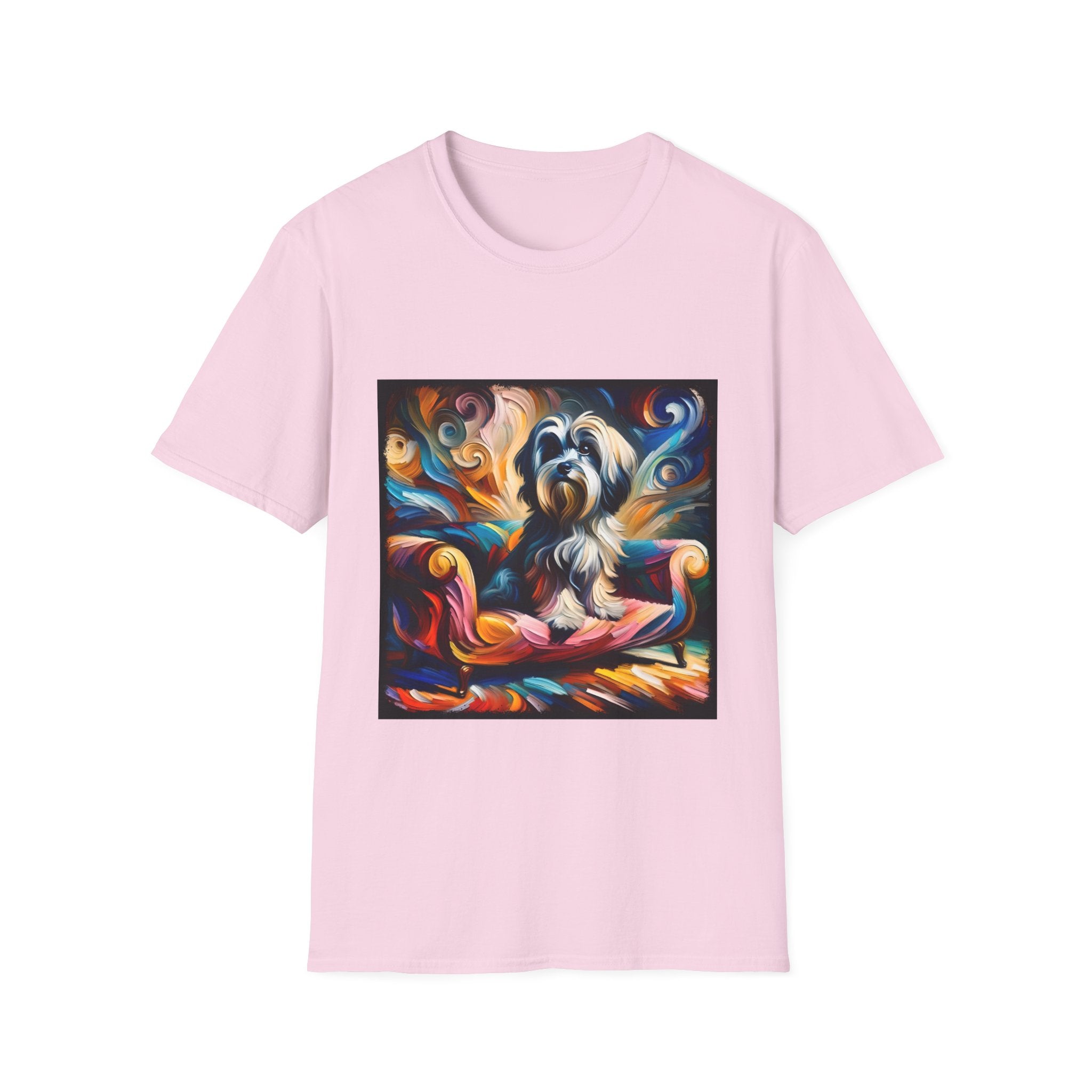 Havanese Blaze Swirl |  Unisex Dog T-Shirt