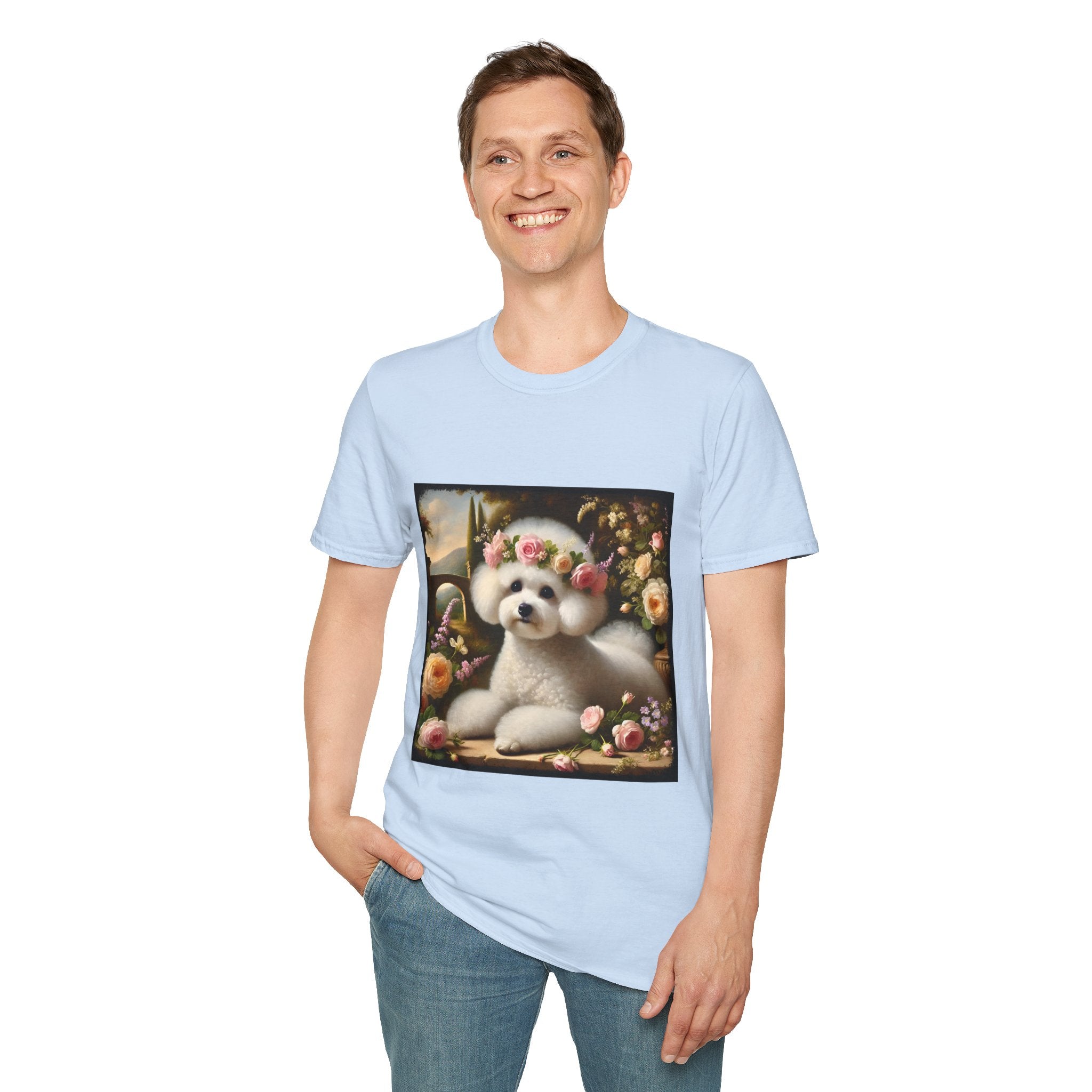 Bichon Frise Botanical Beauty | Unisex Dog T-Shirt