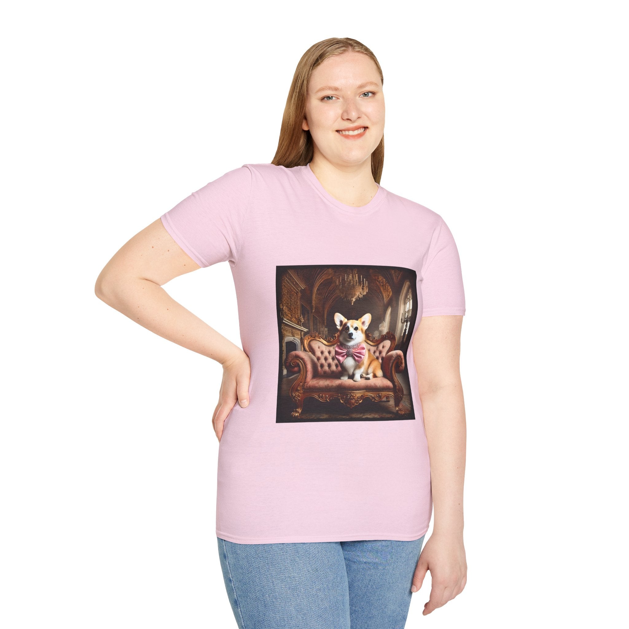 Pembroke Welsh Corgi Pink Princess | Unisex Dog T-Shirt