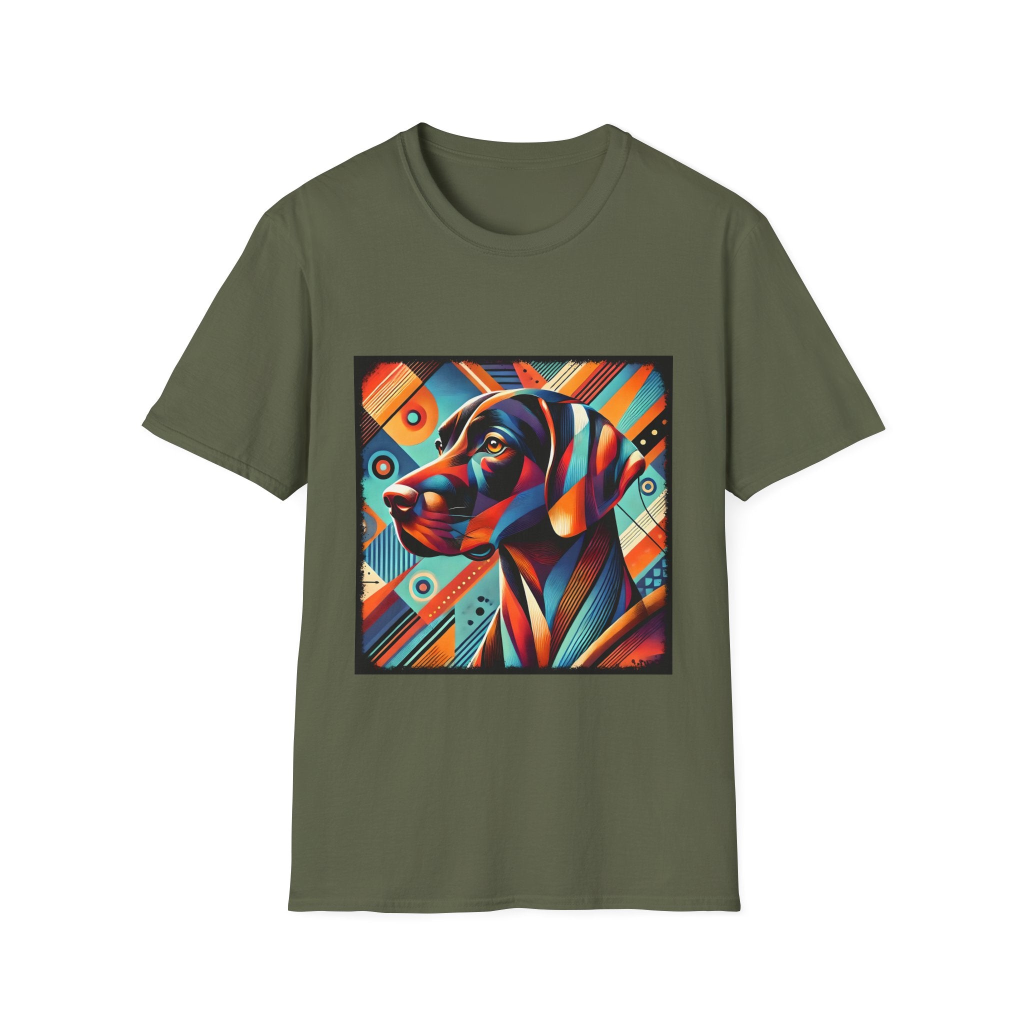 German Shorthaired Pointer Bold Geometric | Unisex Dog T-Shirt