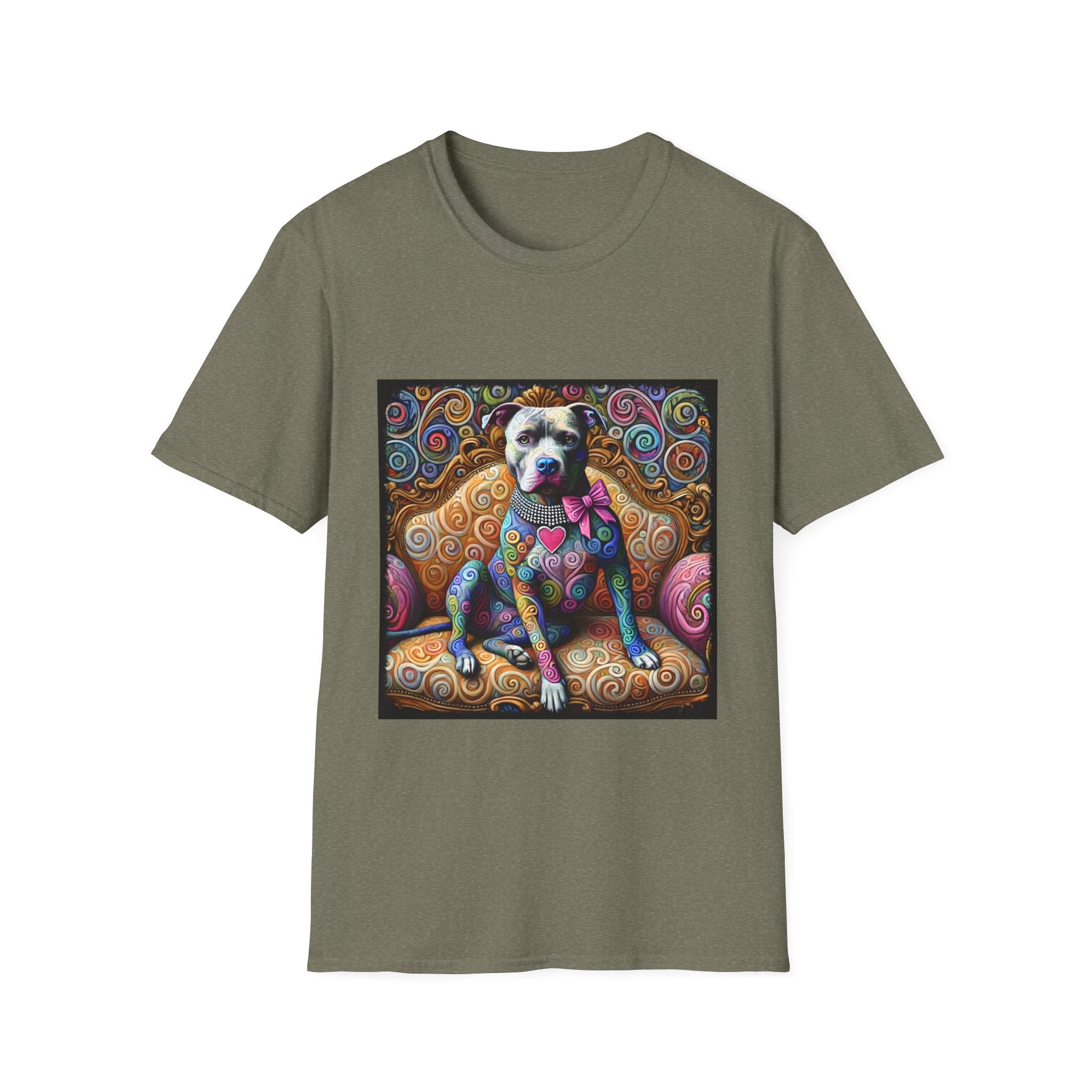 American Pit Bull Terrier Love Swirl | Unisex Dog T-Shirt
