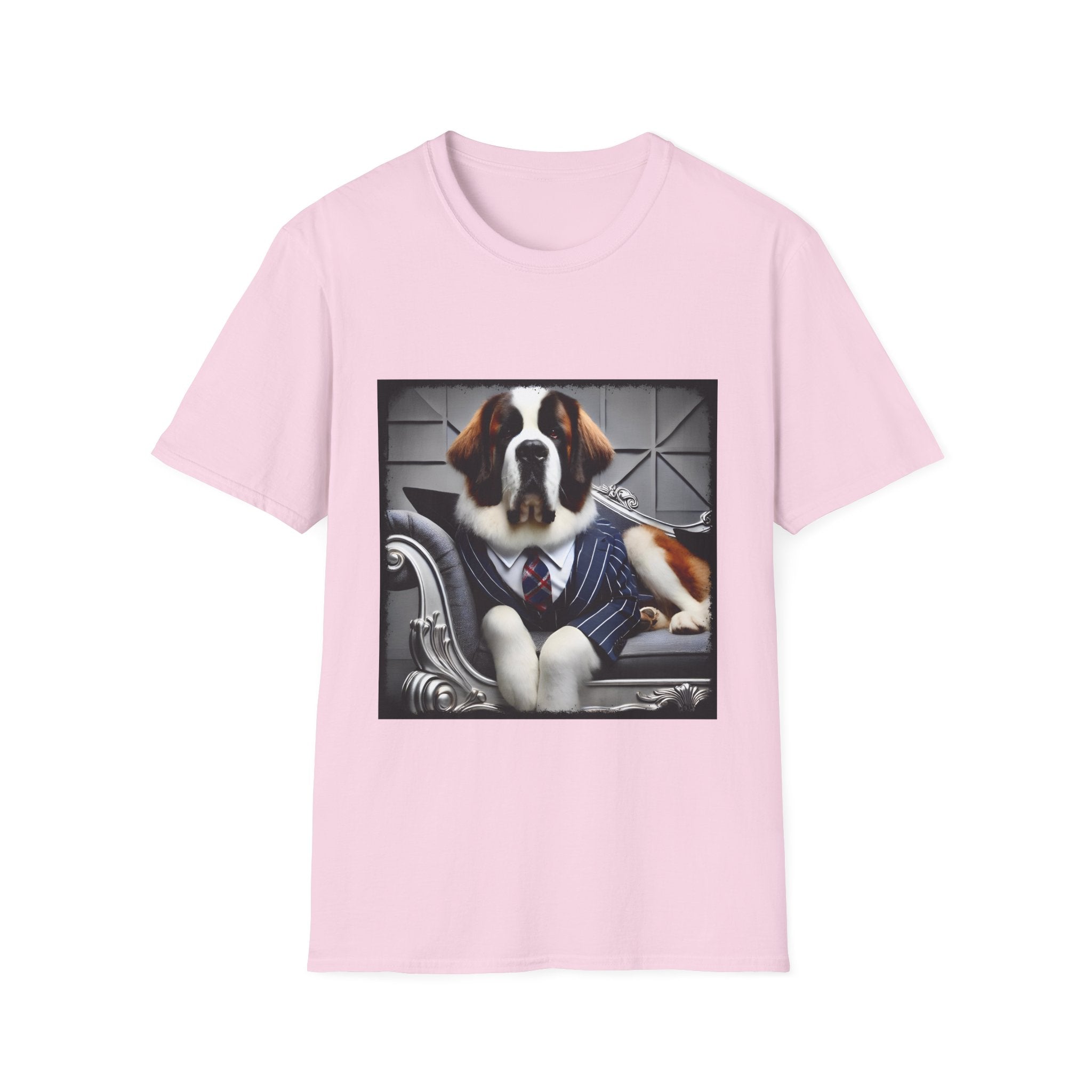 Saint Bernard Tux Luxe | Unisex Dog T-Shirt