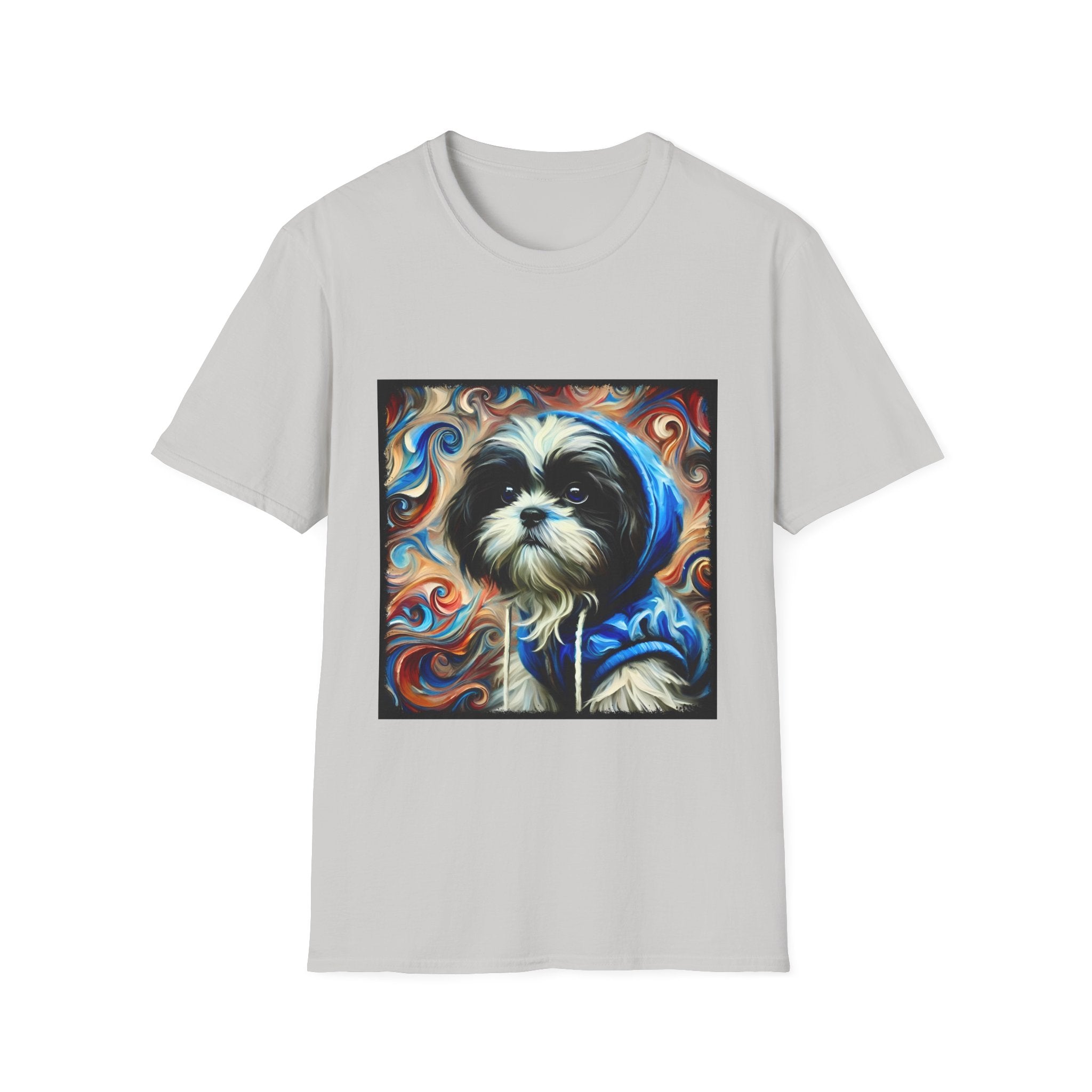 Shih Tzu Street Swirl | Unisex Dog T-Shirt
