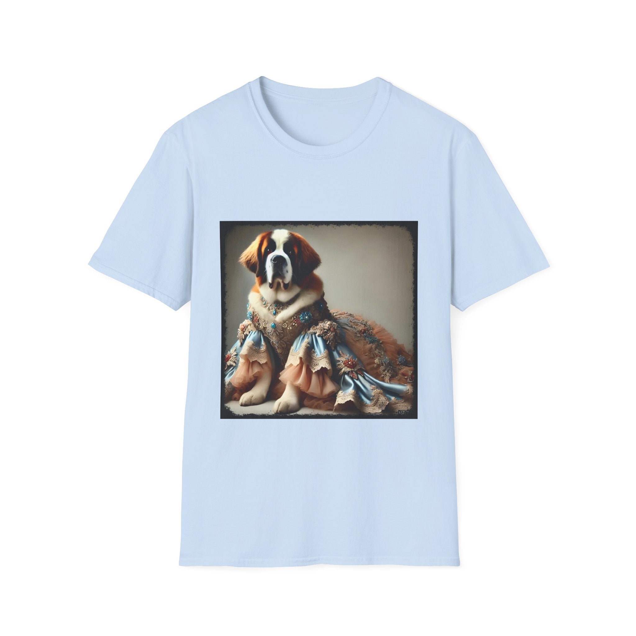 Saint Bernard Pawsh Portrait | Unisex Dog T-Shirt