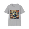 Siberian Husky Teal Classic | Unisex Dog T-Shirt