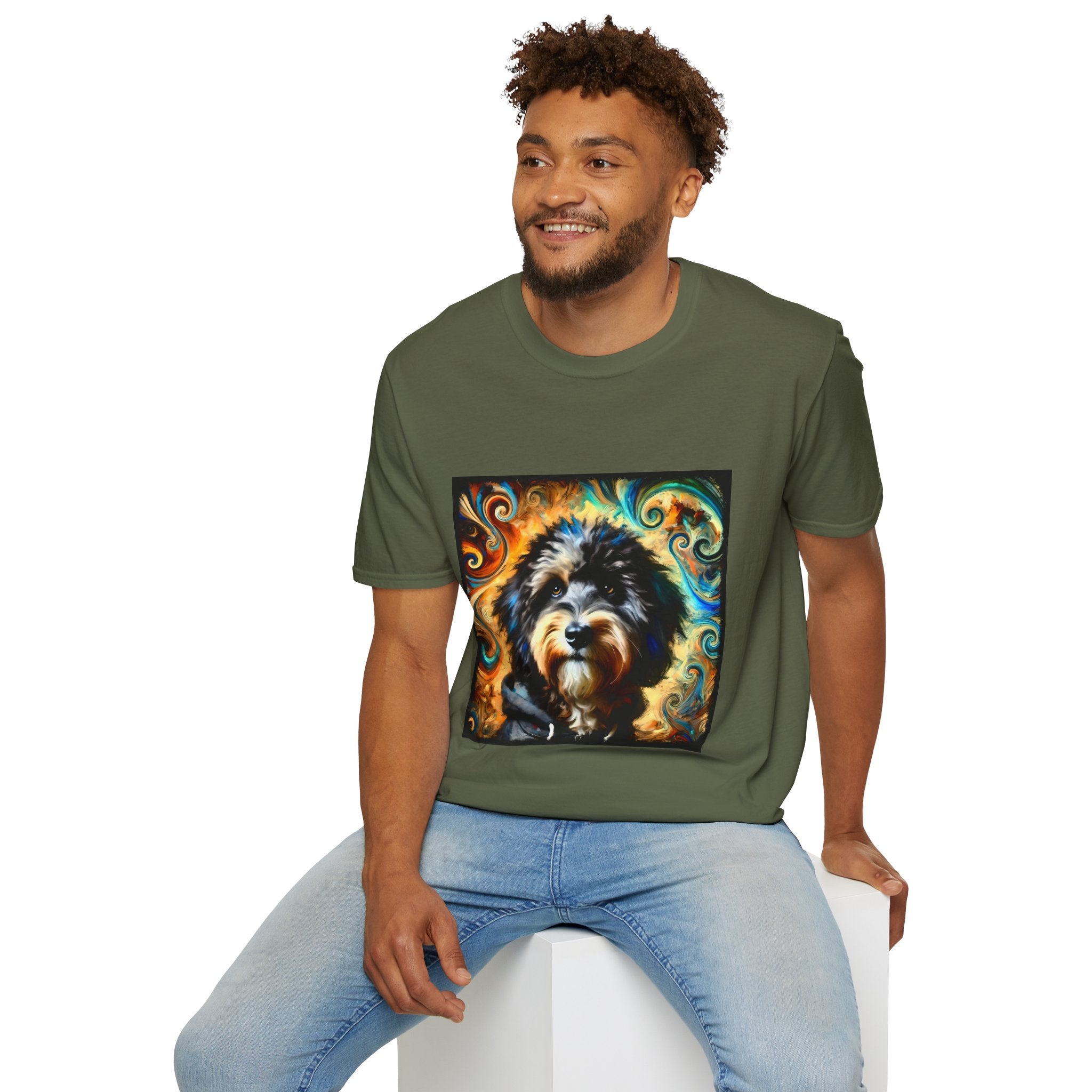 Aussiedoodle Hoodie Swirl | Unisex Dog T-Shirt