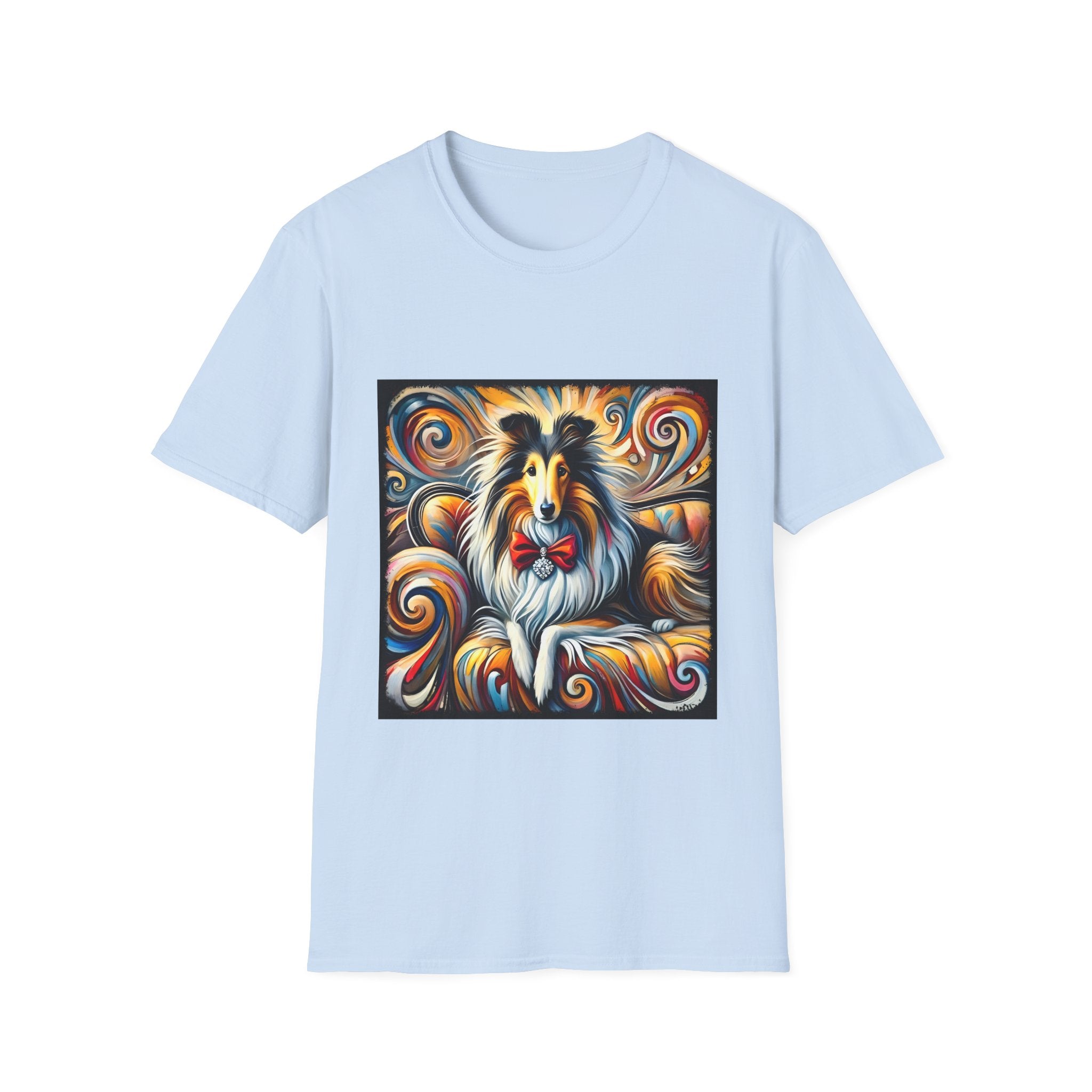 Collie Bold Swirl | Unisex Dog T-Shirt