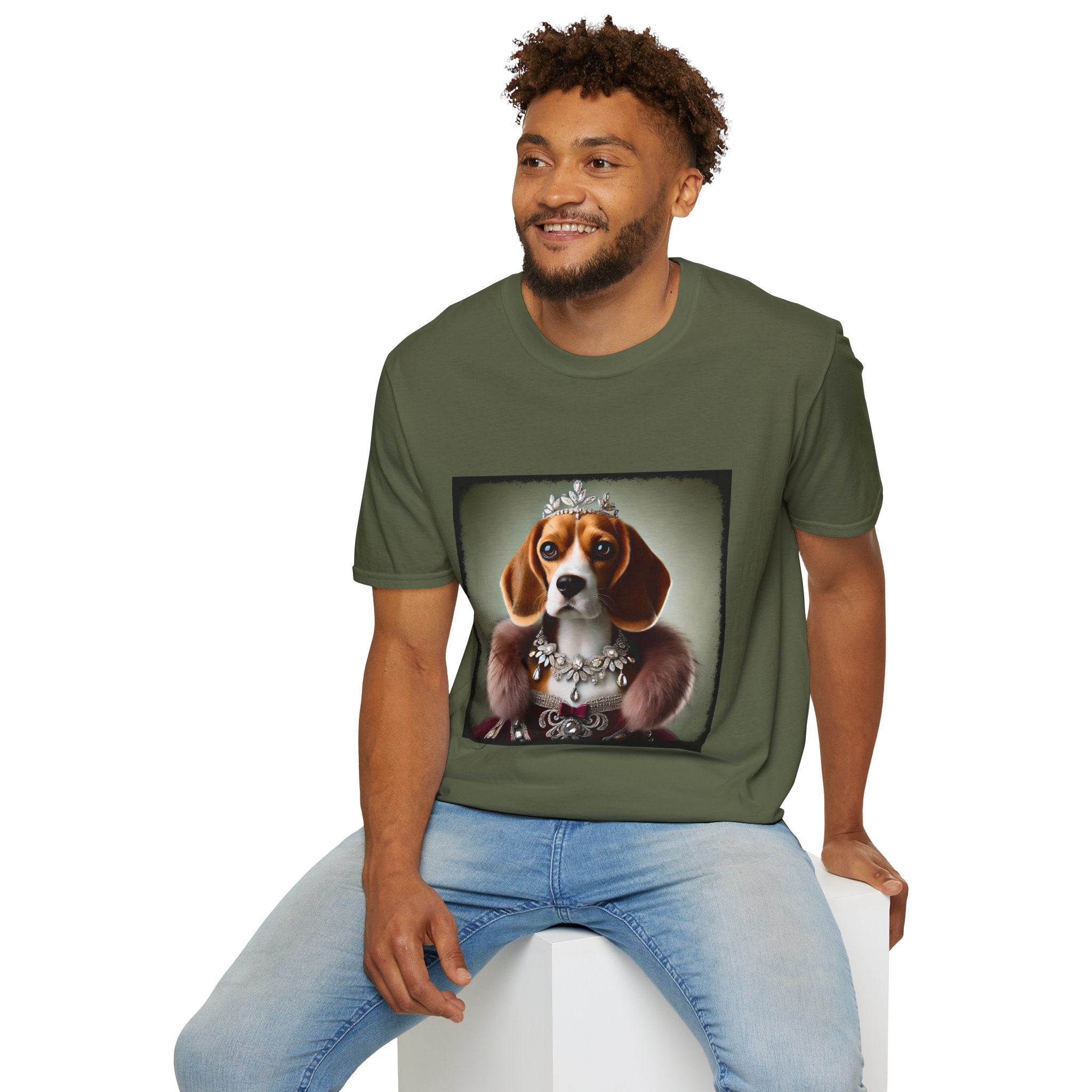Beagle Regal Heiress | Unisex Dog T-Shirt