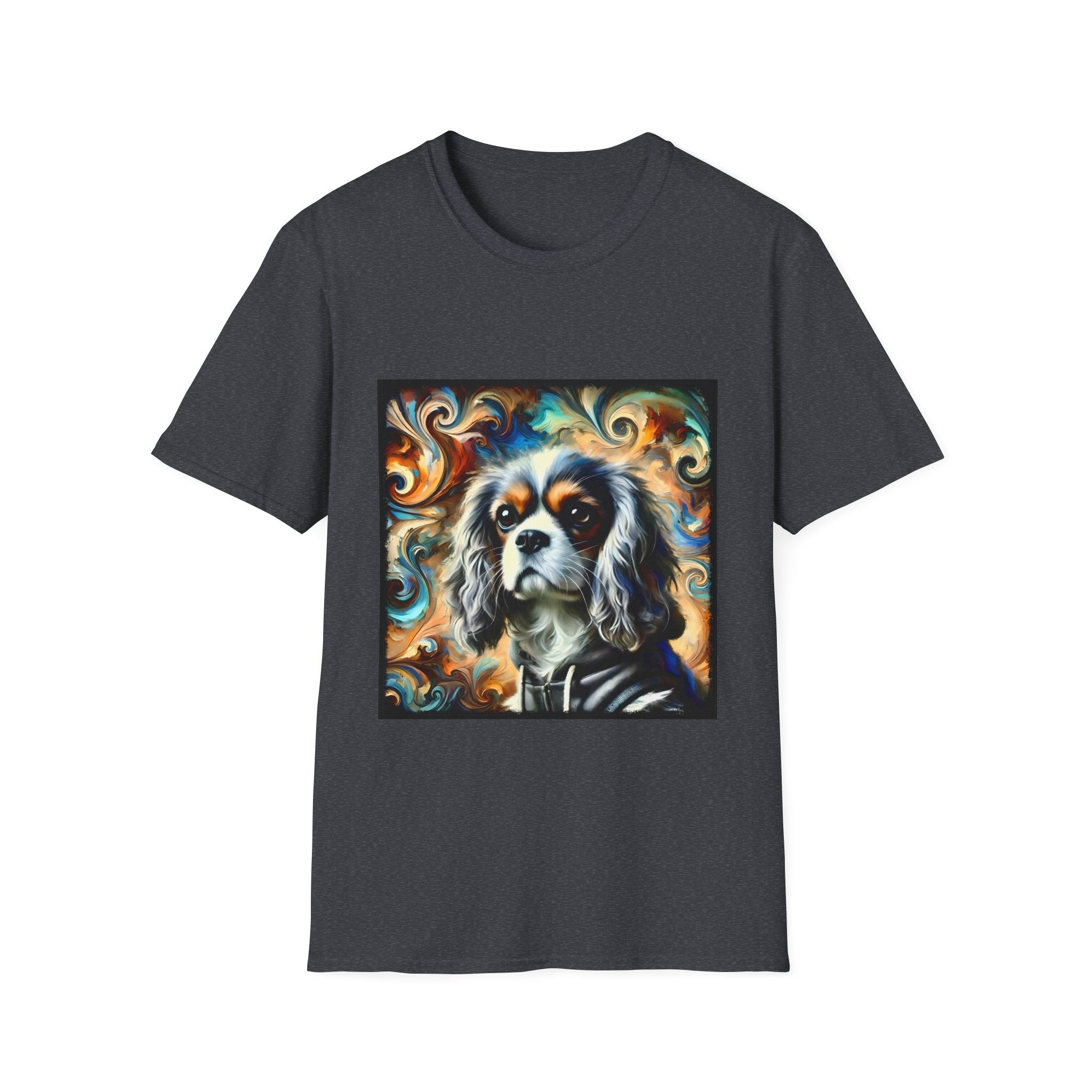 Cavalier King Charles Spaniel Silver Swirl | Unisex Dog T-Shirt