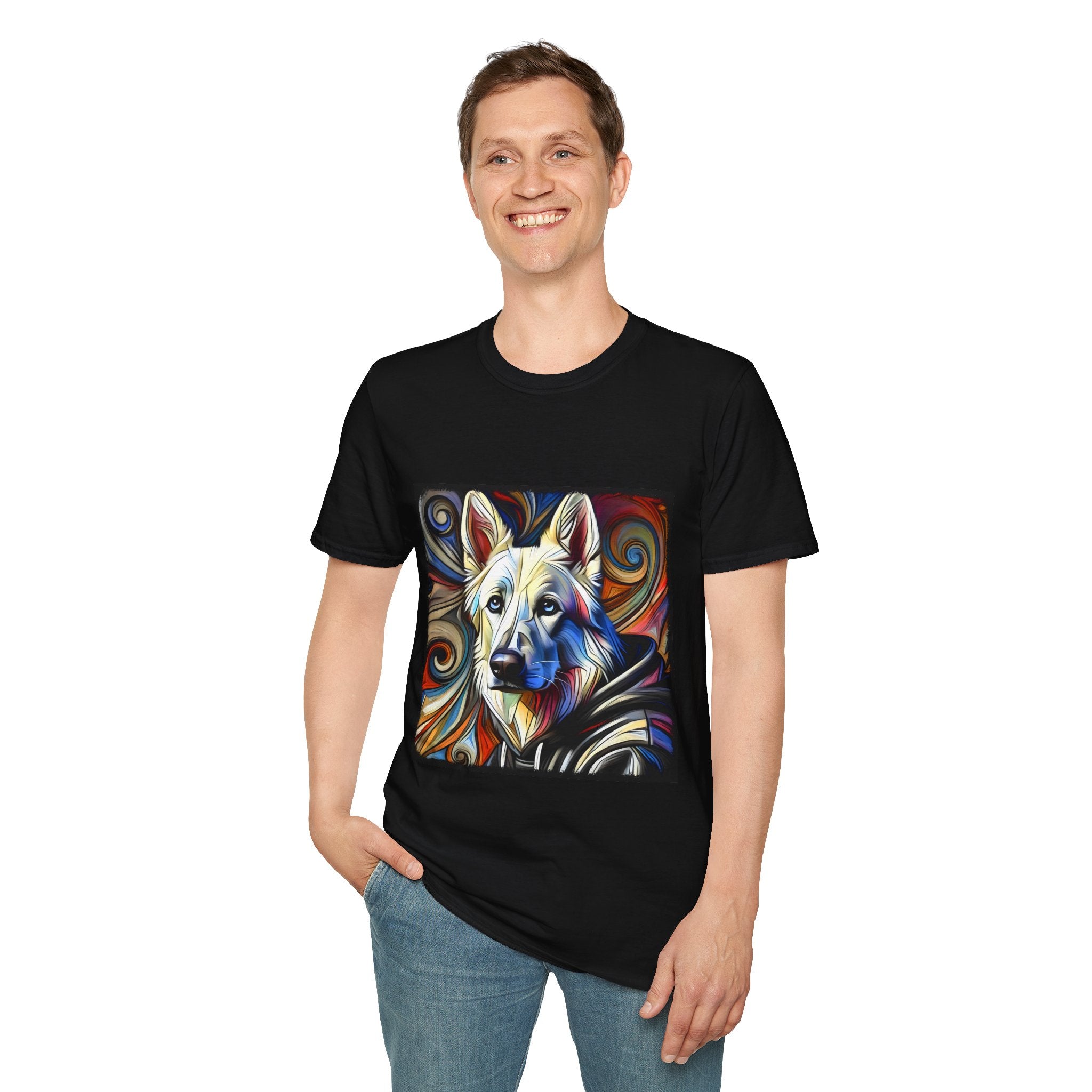German Shepherd Hoodie Swirl | Unisex Dog T-Shirt