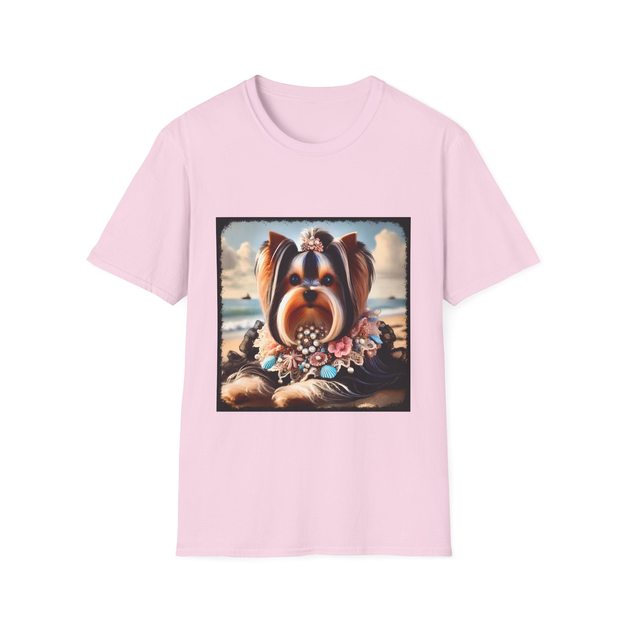 Yorkshire Terrier Seashell Siren | Unisex Dog T-Shirt