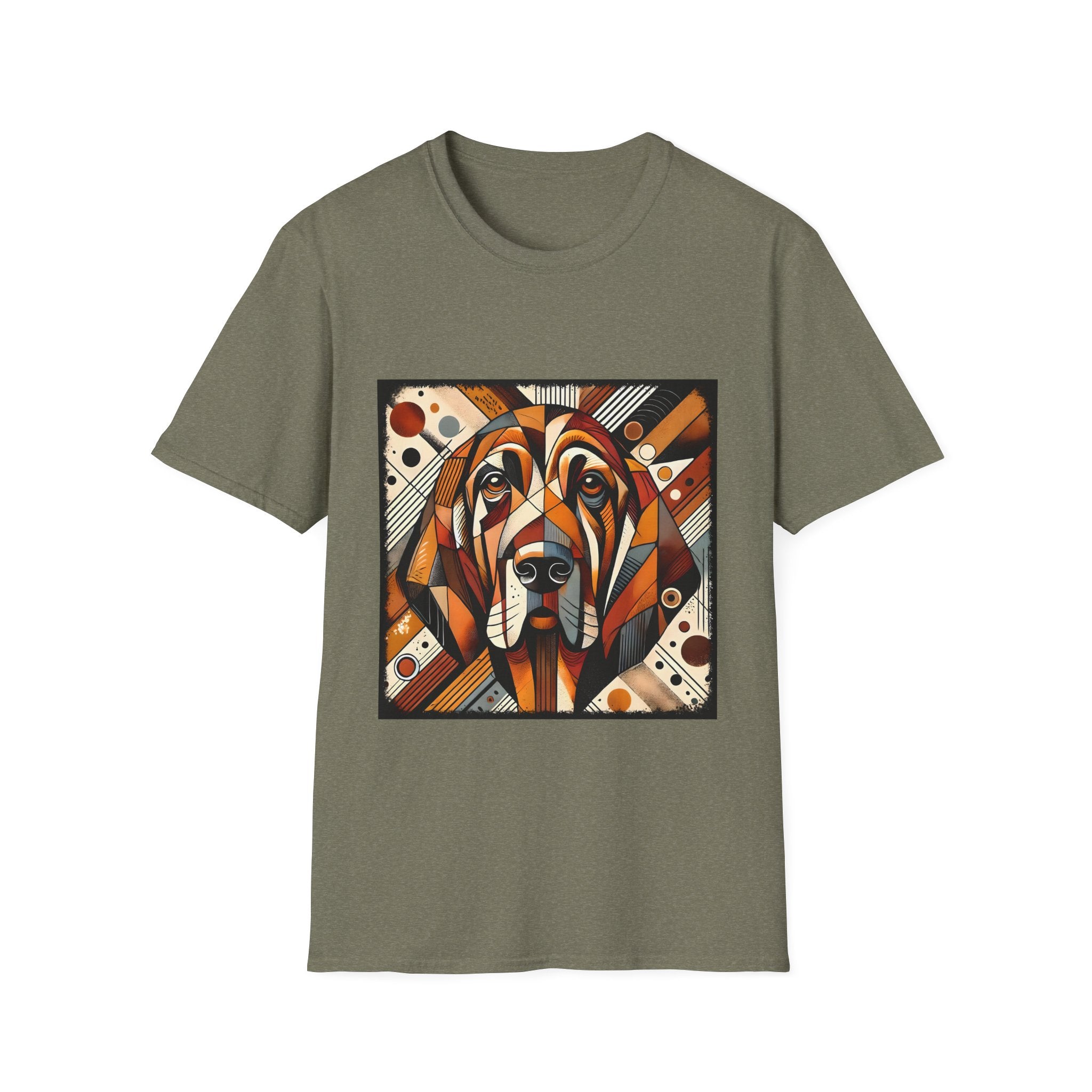 Bloodhound Bold Geometric | Unisex Dog T-Shirt