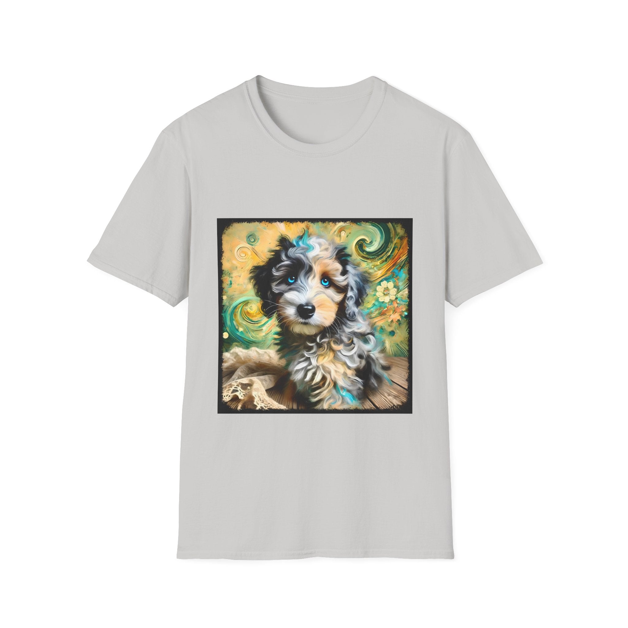Aussiedoodle Emerald Swirl | Unisex Dog T-Shirt