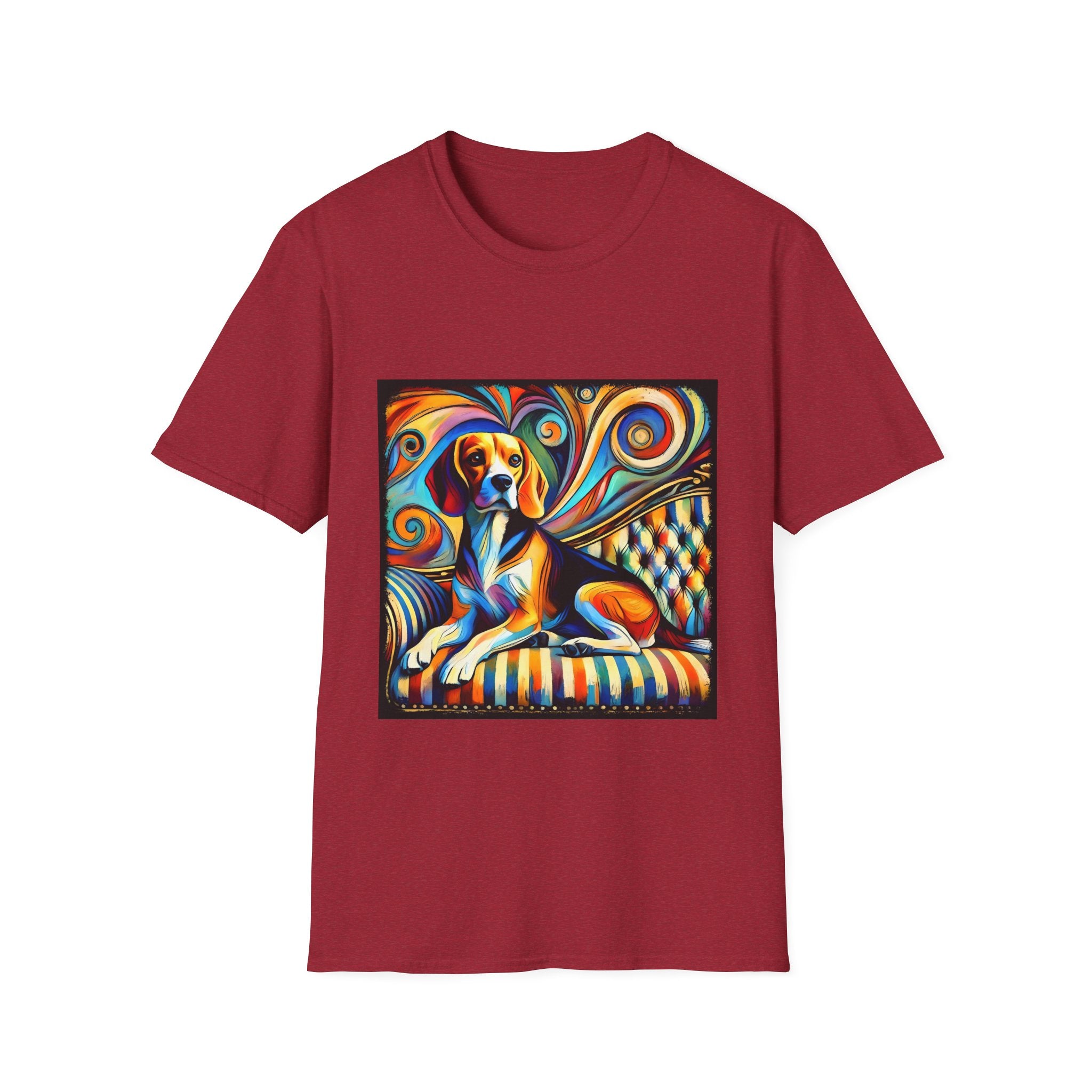 Beagle Vivid Sun Swirl  | Unisex Dog T-Shirt