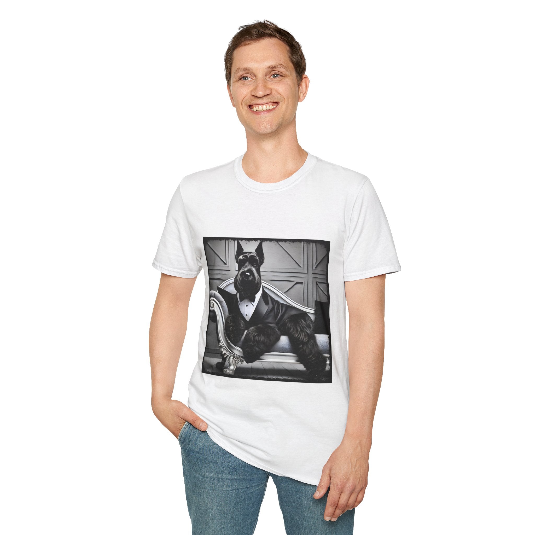 Schnauzer Suave Stud | Unisex Dog T-Shirt
