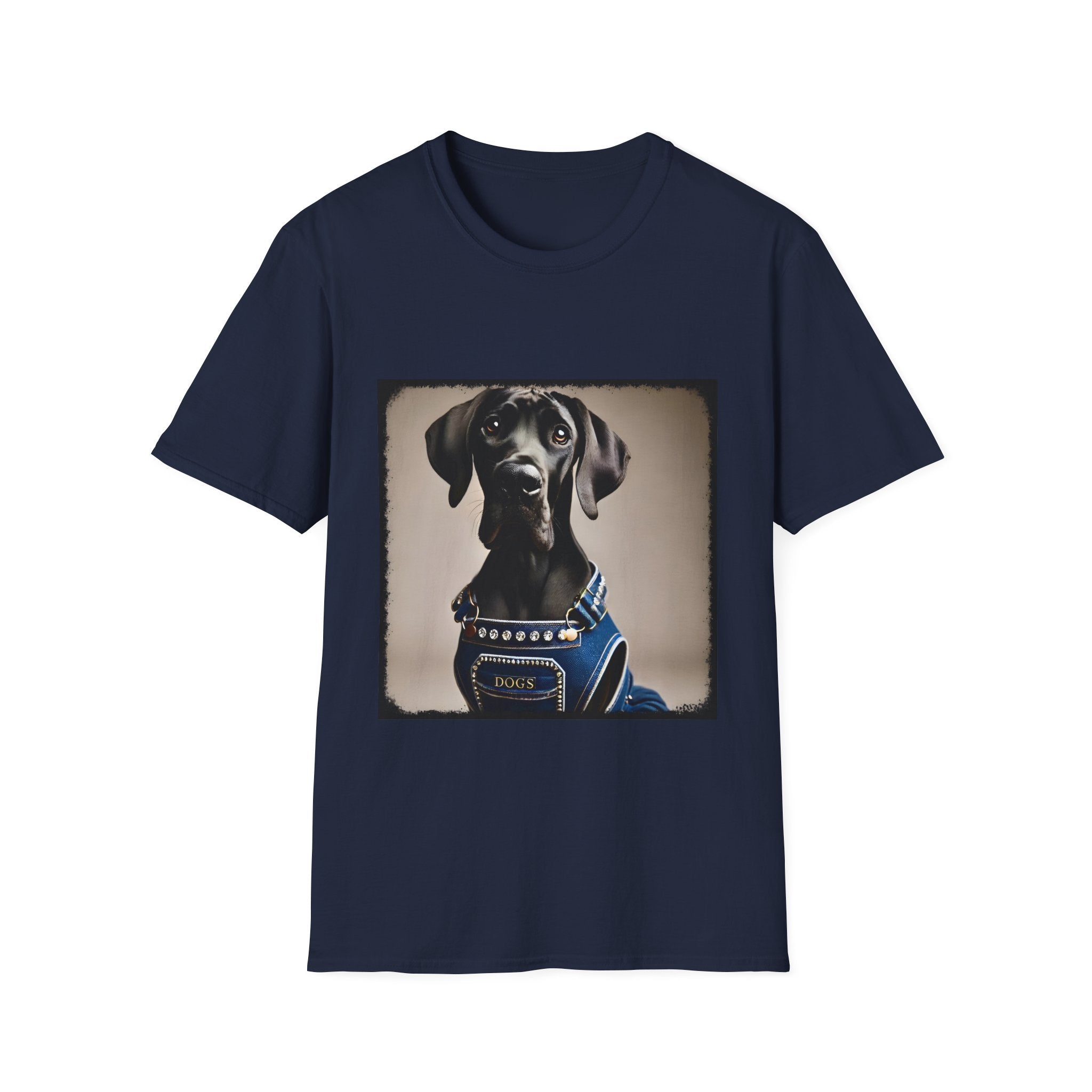 Great Dane Denim Dog | Unisex Dog T-Shirt