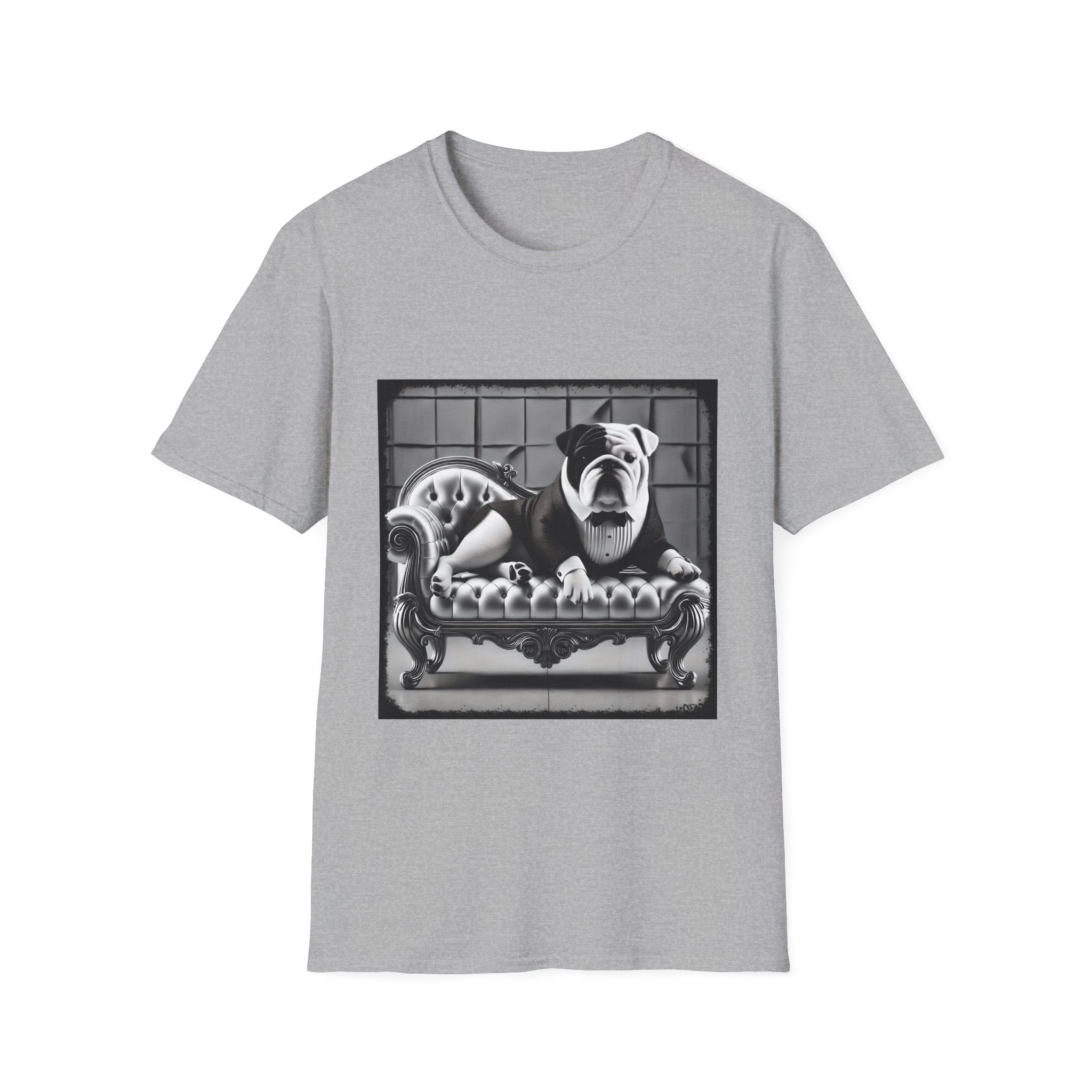 Bulldog B&W Boss | Unisex Dog T-Shirt