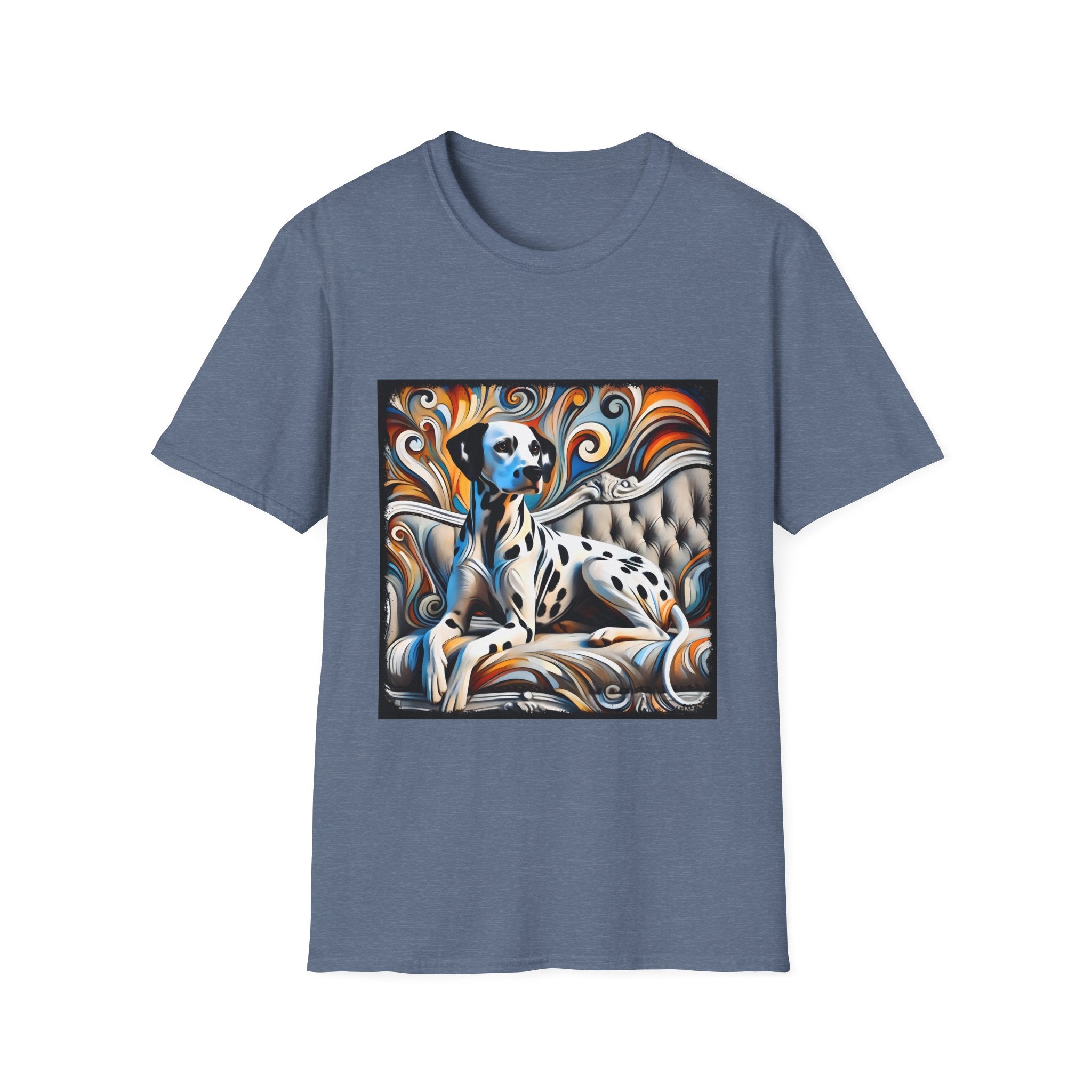 Dalmatian vivid Swirl | Unisex Dog T-Shirt
