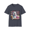 Collie Pink Princess Swirl | Unisex Dog T-Shirt