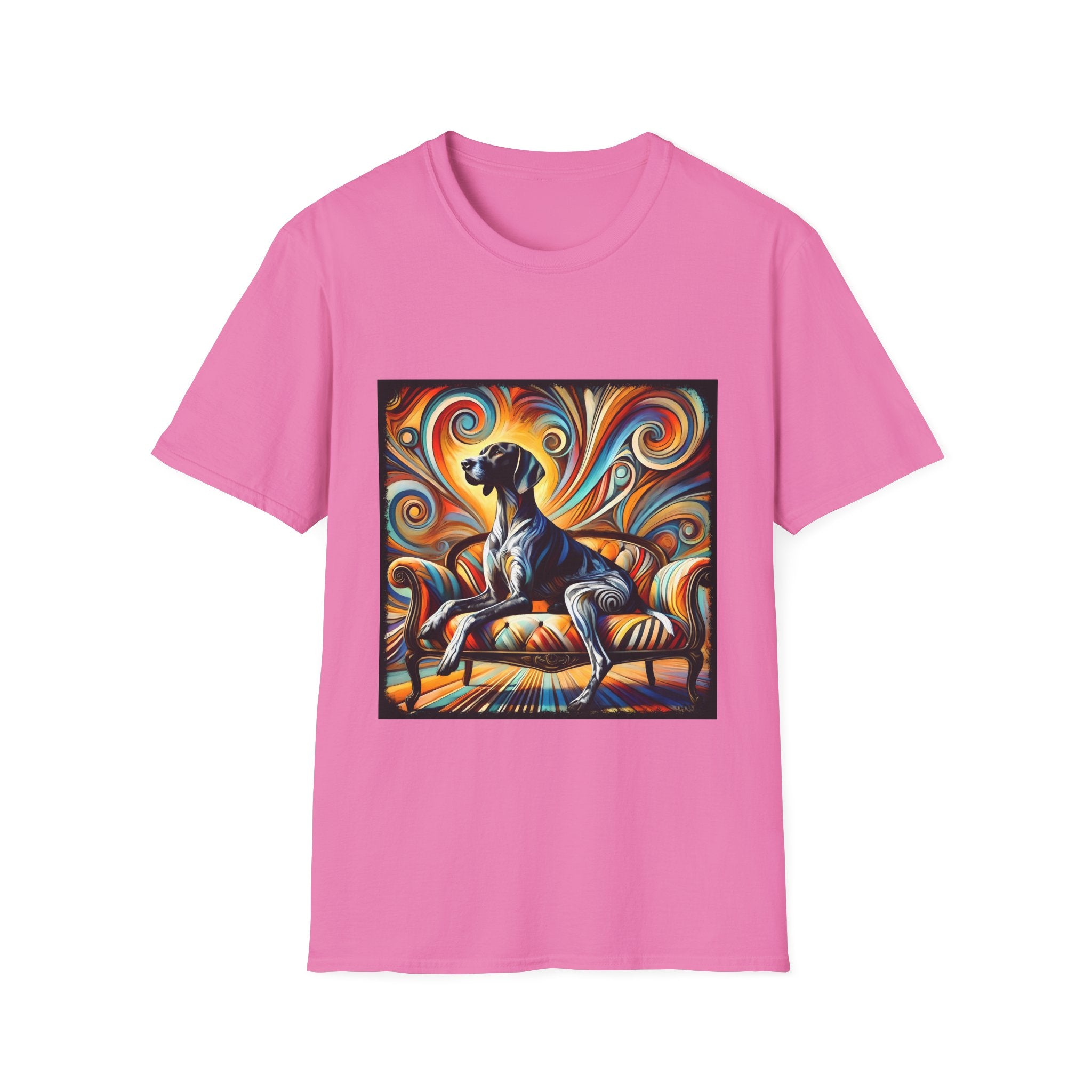 German Shorthaired Pointer Sun Swirl | Unisex Dog T-Shirt