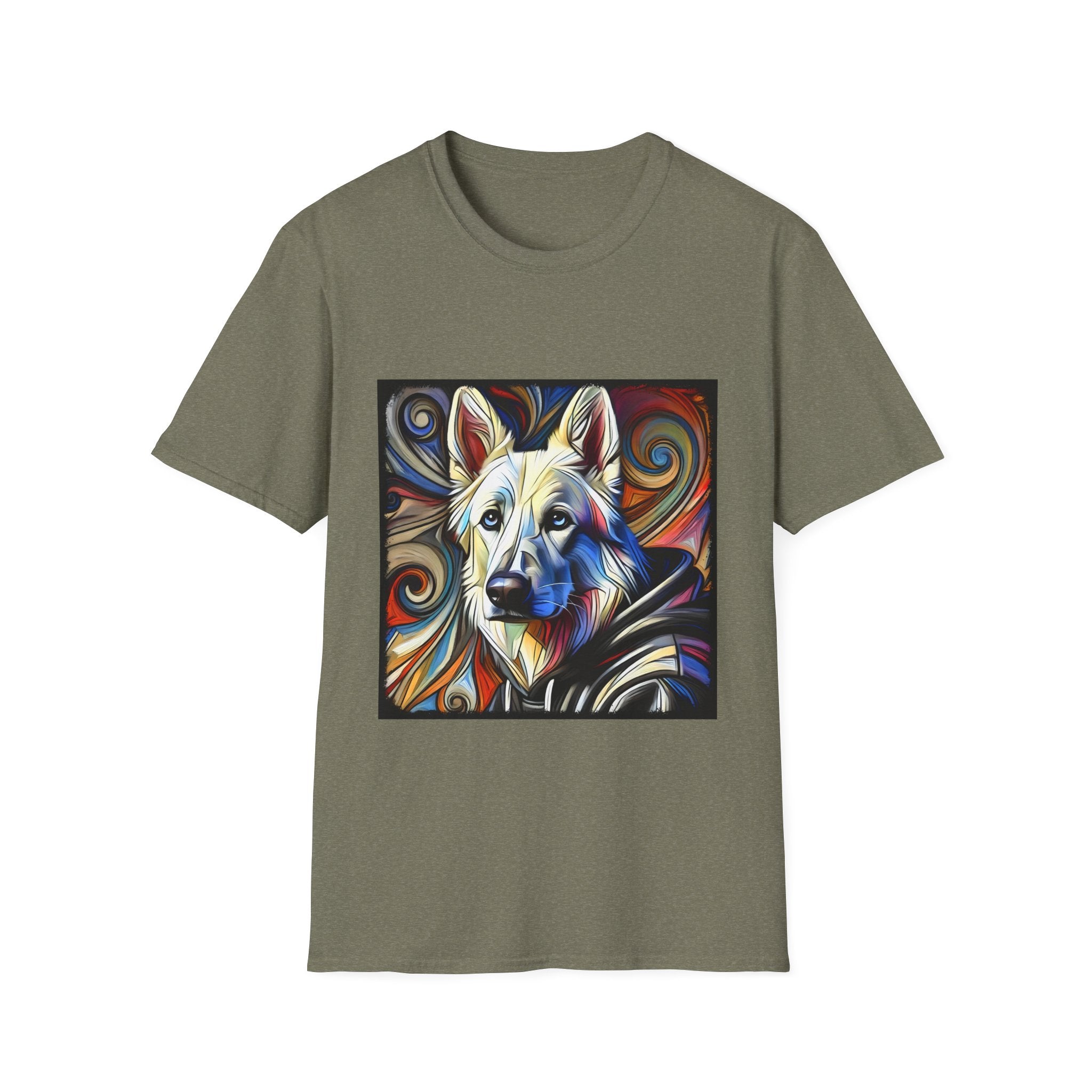 German Shepherd Hoodie Swirl | Unisex Dog T-Shirt