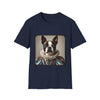 Boston Terrier Bougie Brindle | Unisex Dog T-Shirt