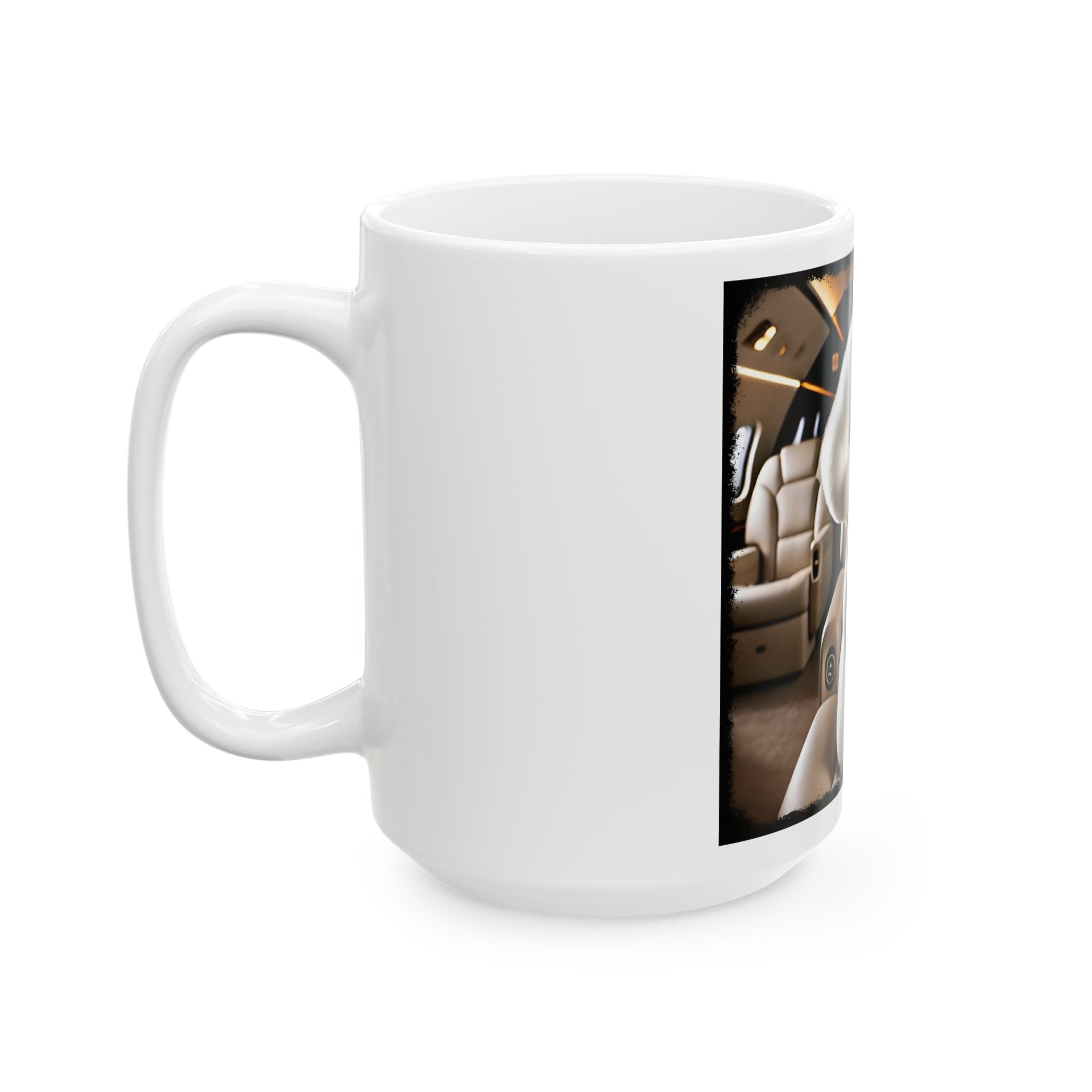 Bichon Frise Friendly Flier | Dog Themed Ceramic Mug