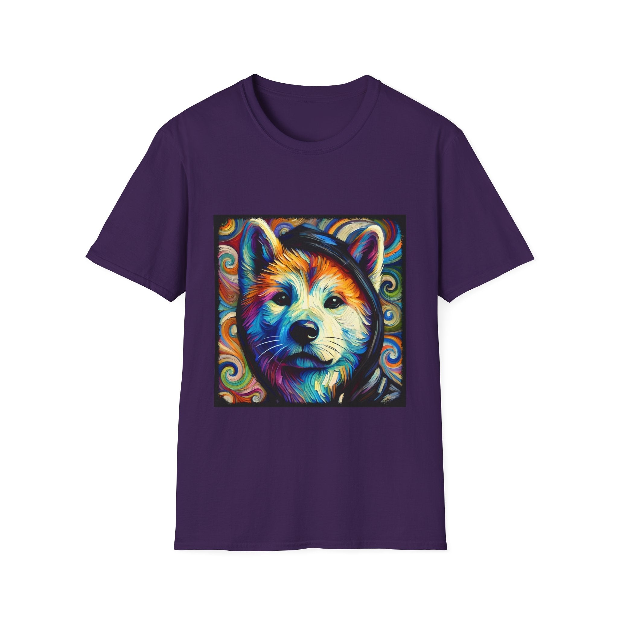 Akita Relaxed Swirl | Unisex Dog T-Shirt