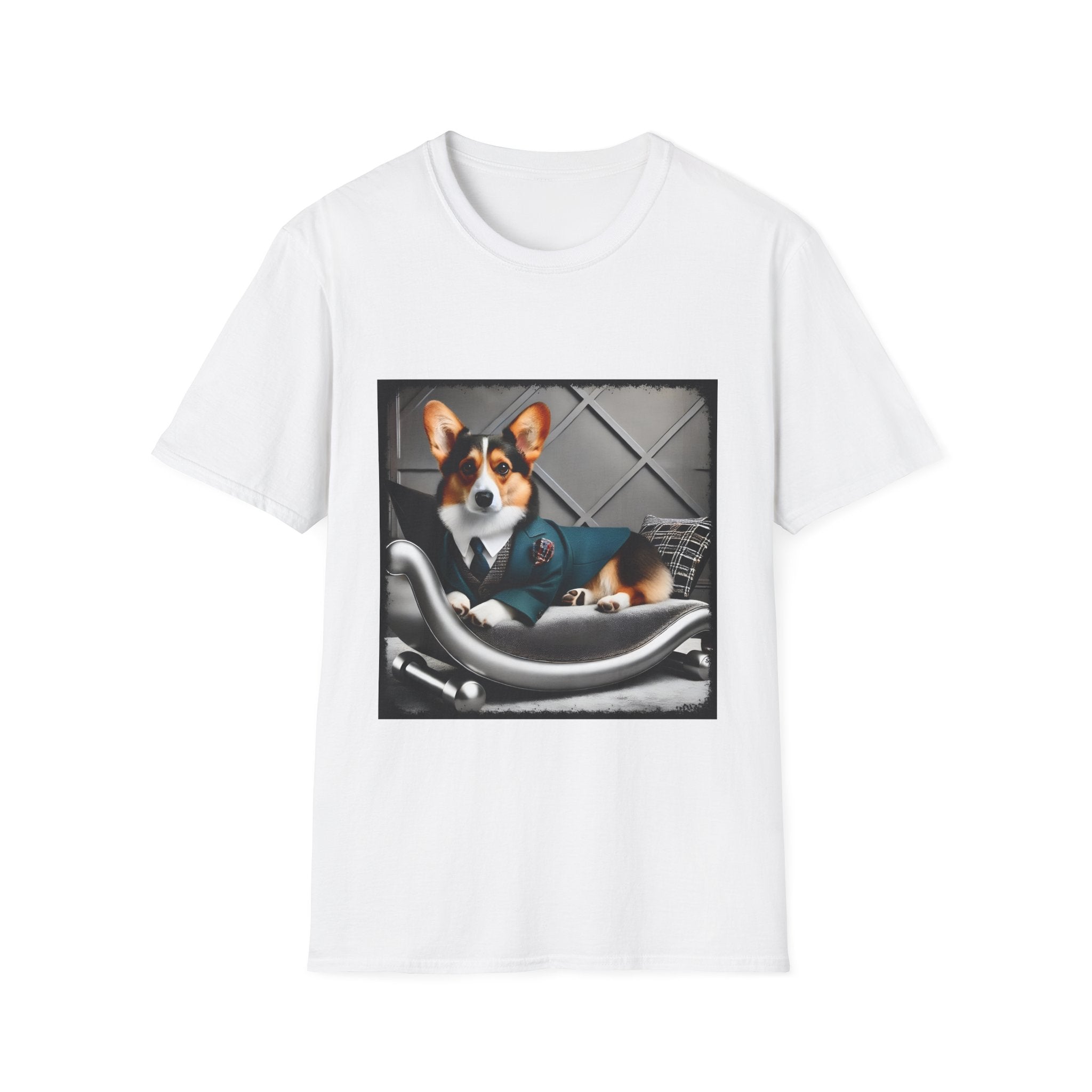 Pembroke Welsh Corgi Chic Chap | Unisex Dog T-Shirt