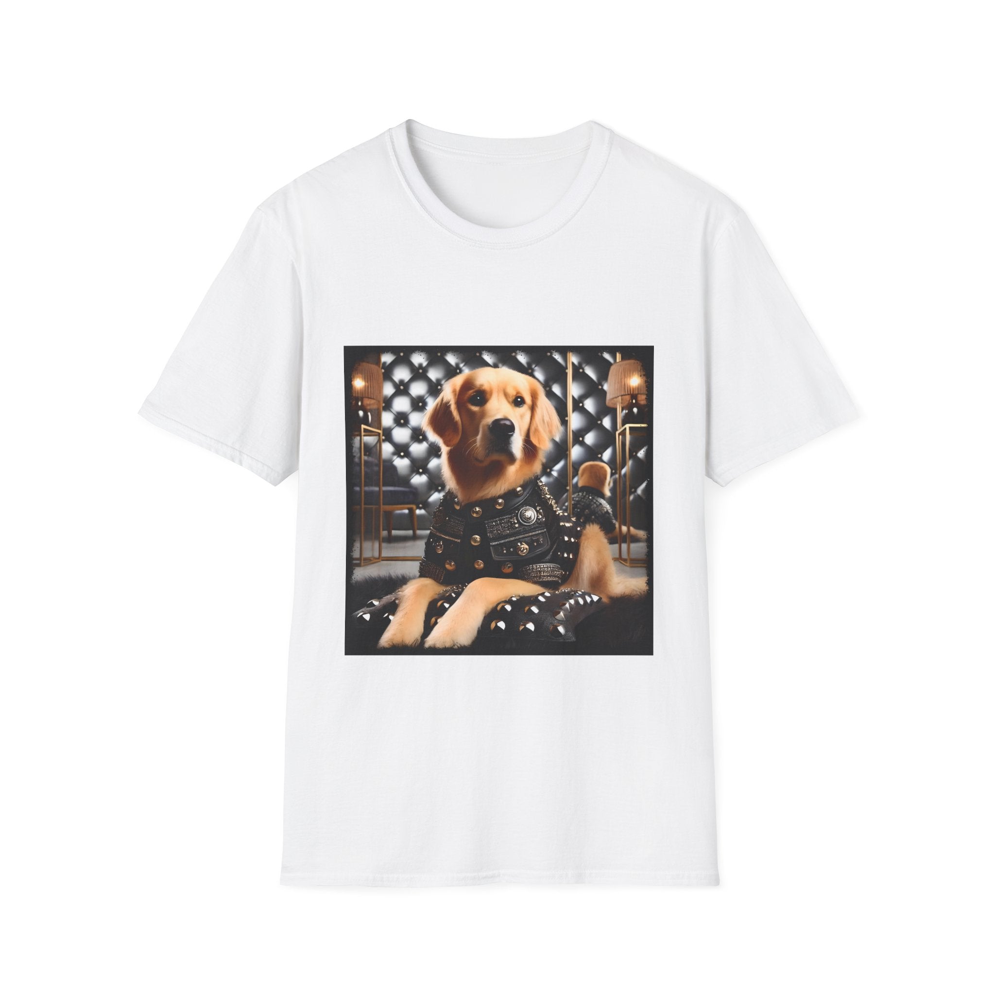 Golden Retriever Grit & Glam  | Unisex Dog T-Shirt