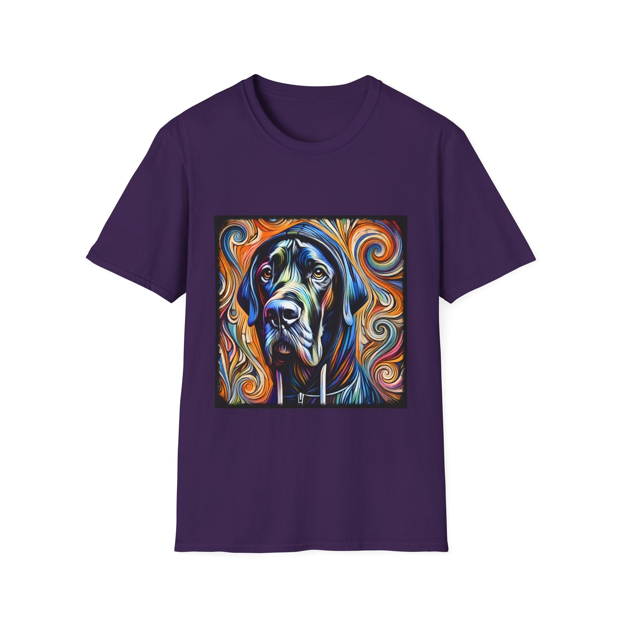 Great Dane Relaxed Swirl II | Unisex Dog T-Shirt