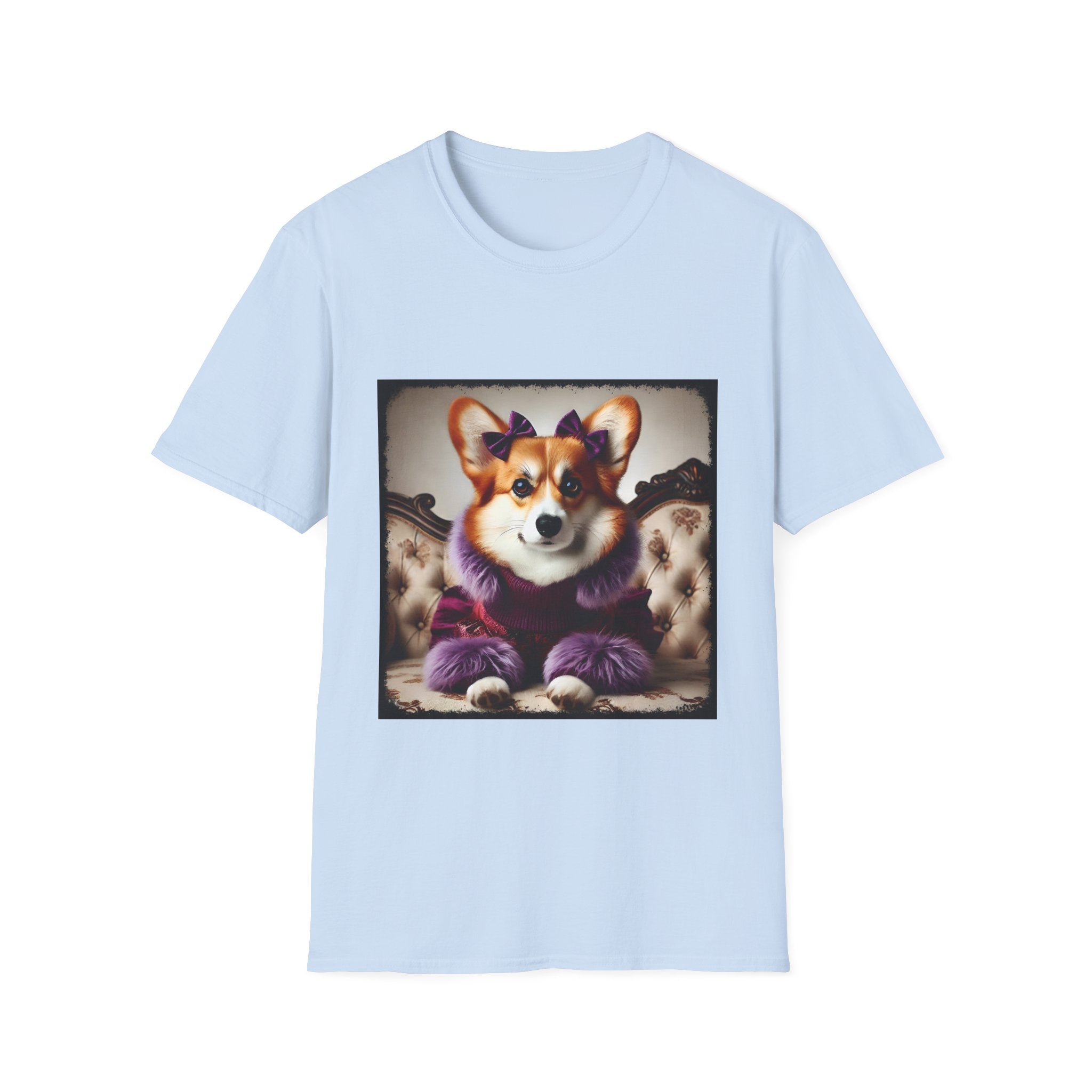 Pembroke Welsh Corgi Purple Pawfluencer | Unisex Dog T-Shirt