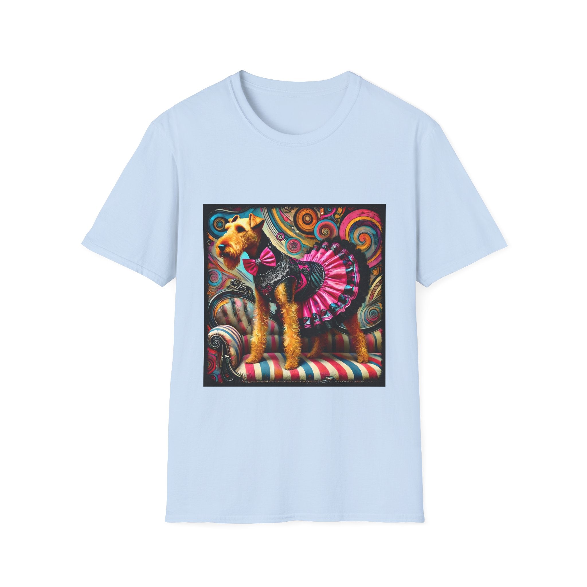 Airedale Terrier Fashionista | Unisex Dog T-Shirt